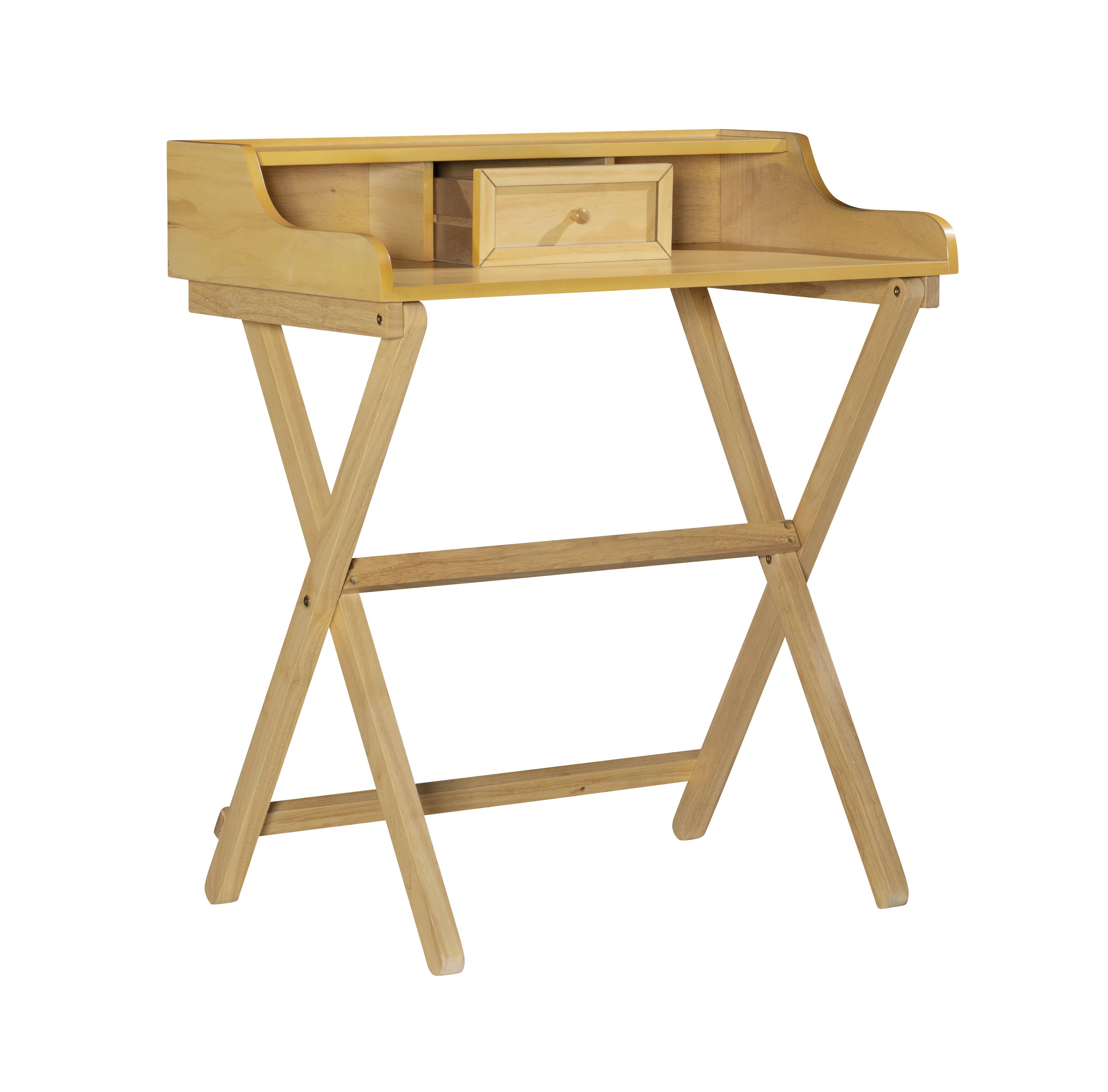 Linon Home Décor - Fauna Folding Desk - Natural - Image 9