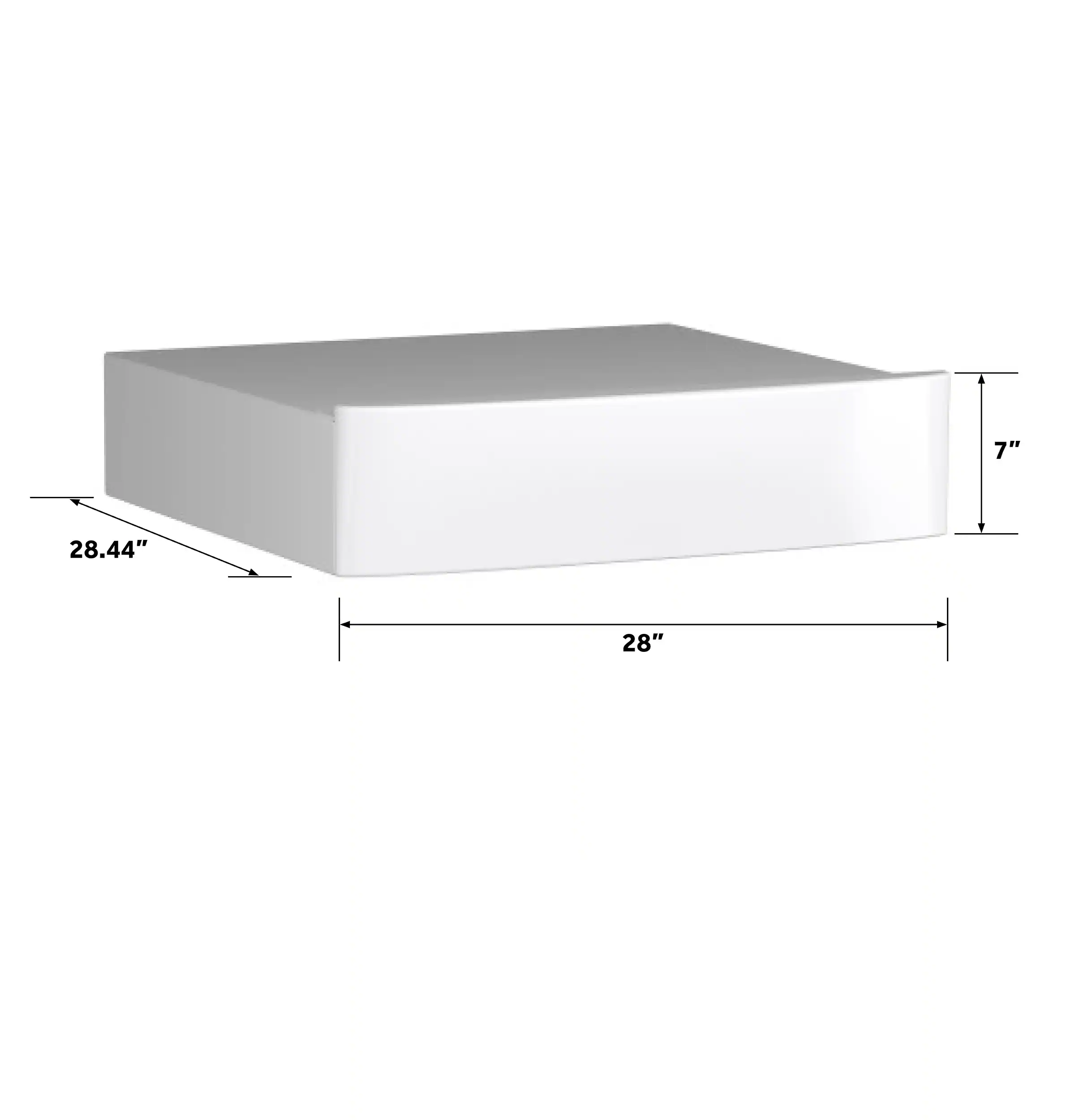 GE - Washer/Dryer Laundry 7" Pedestal - White - Image 3