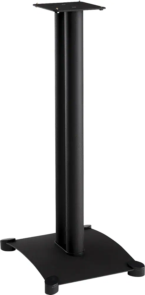 Sanus - Steel Foundations Series Bookshelf Speaker Stands (Pair) - Black - Image 2