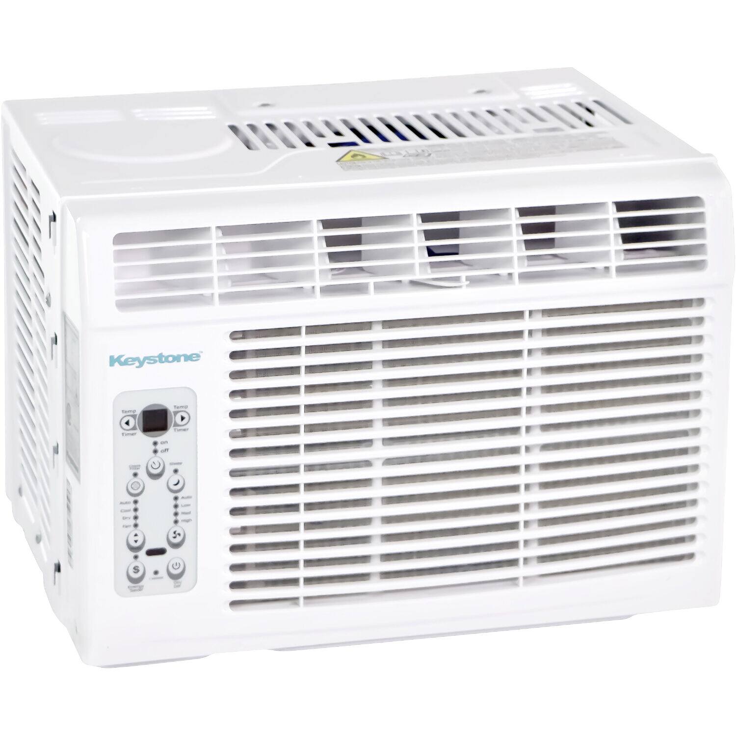 Keystone - 350 Sq. Ft 8,000 BTU Window-Mounted Air Conditioner - White - Image 14