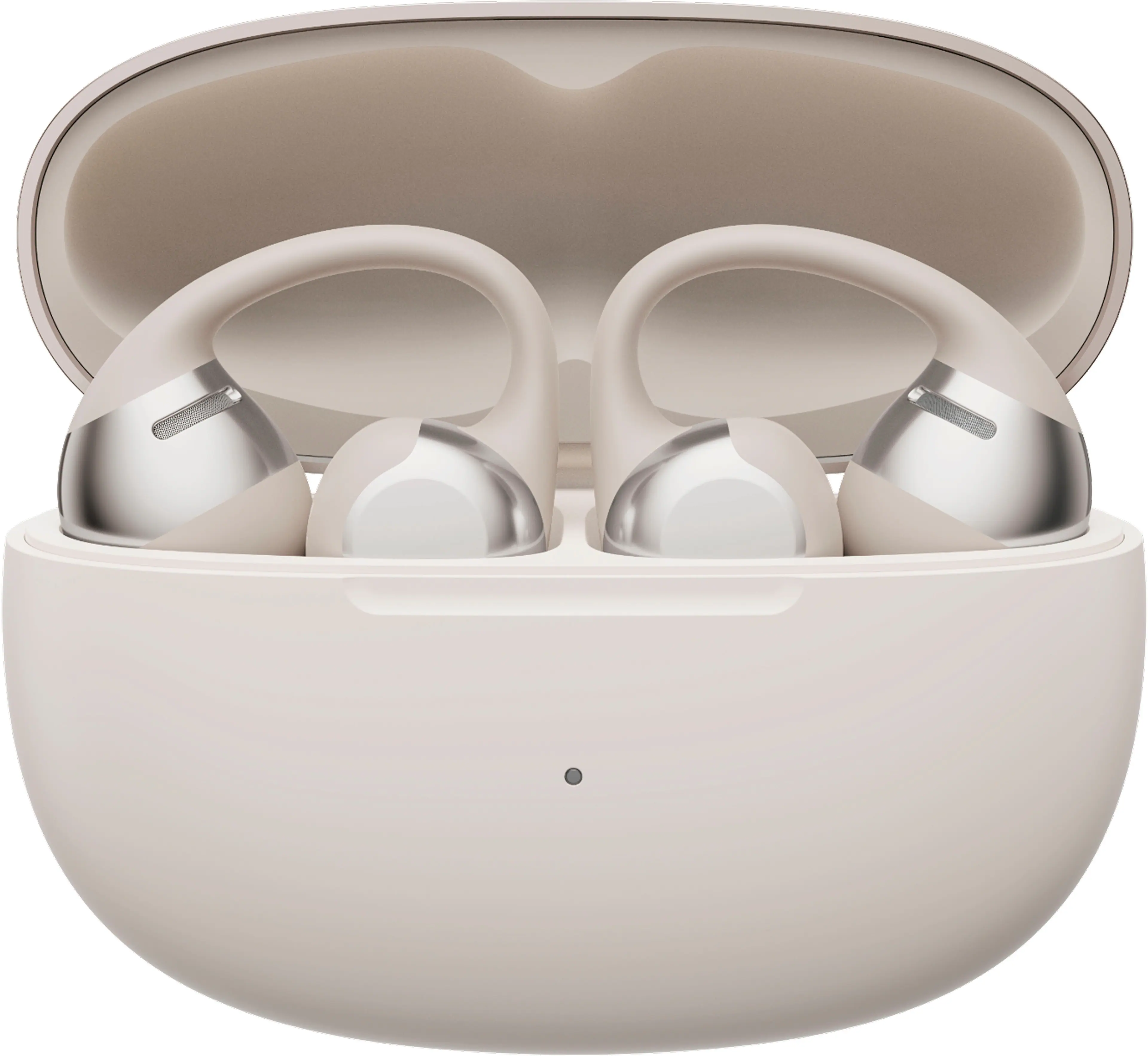 Shokz - OpenDots ONE Open-Ear Clip-On True Wireless Bluetooth Earbuds - Gray - Image 4