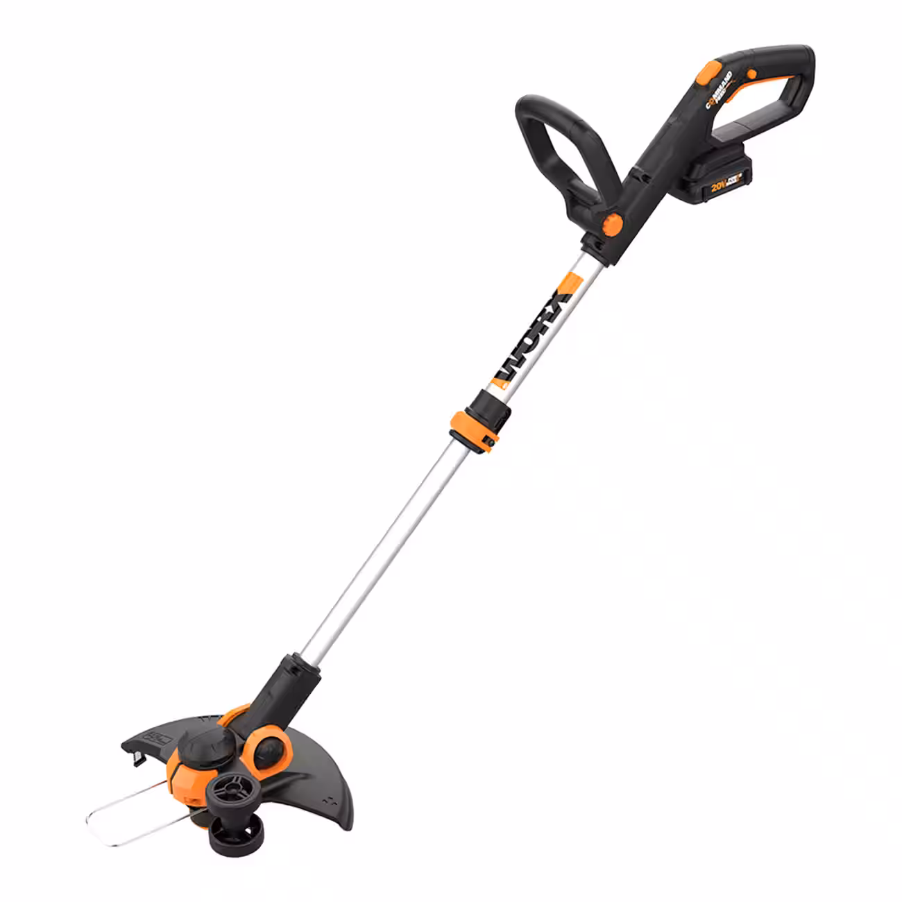 WORX - 20V 12" Cordless Straight Shaft Grass Trimmer & Edger (1 x 2.0 Ah Battery and 1 x Charger) - Black