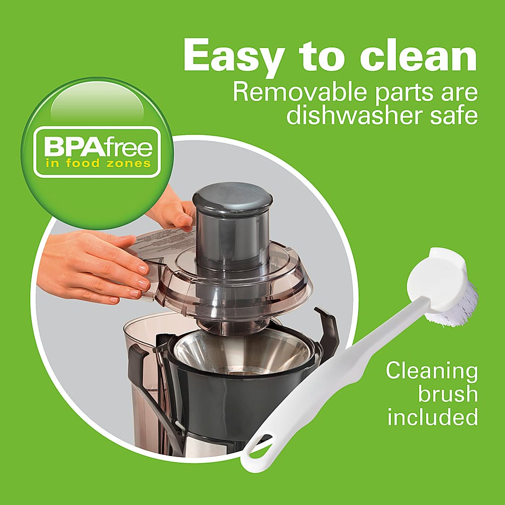 Hamilton Beach - Big Mouth Pro 800 Watt Juice Extractor - Black - Image 10