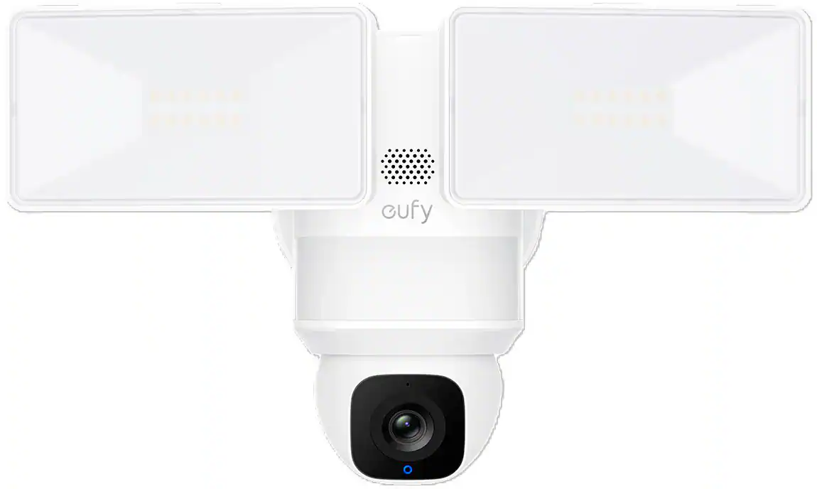 eufy - E30 Outdoor Wired 2K PTZ Security Camera with Floodlights - White