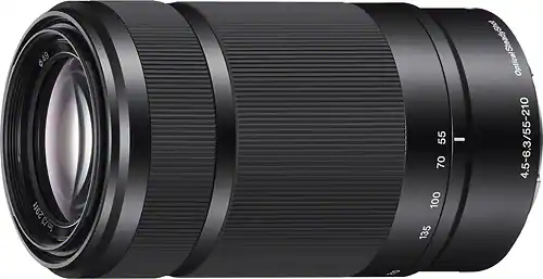 Sony - 55-210mm f/4.5-6.3 Telephoto Zoom Lens for Most Alpha E-Mount Cameras - Black - Image 2