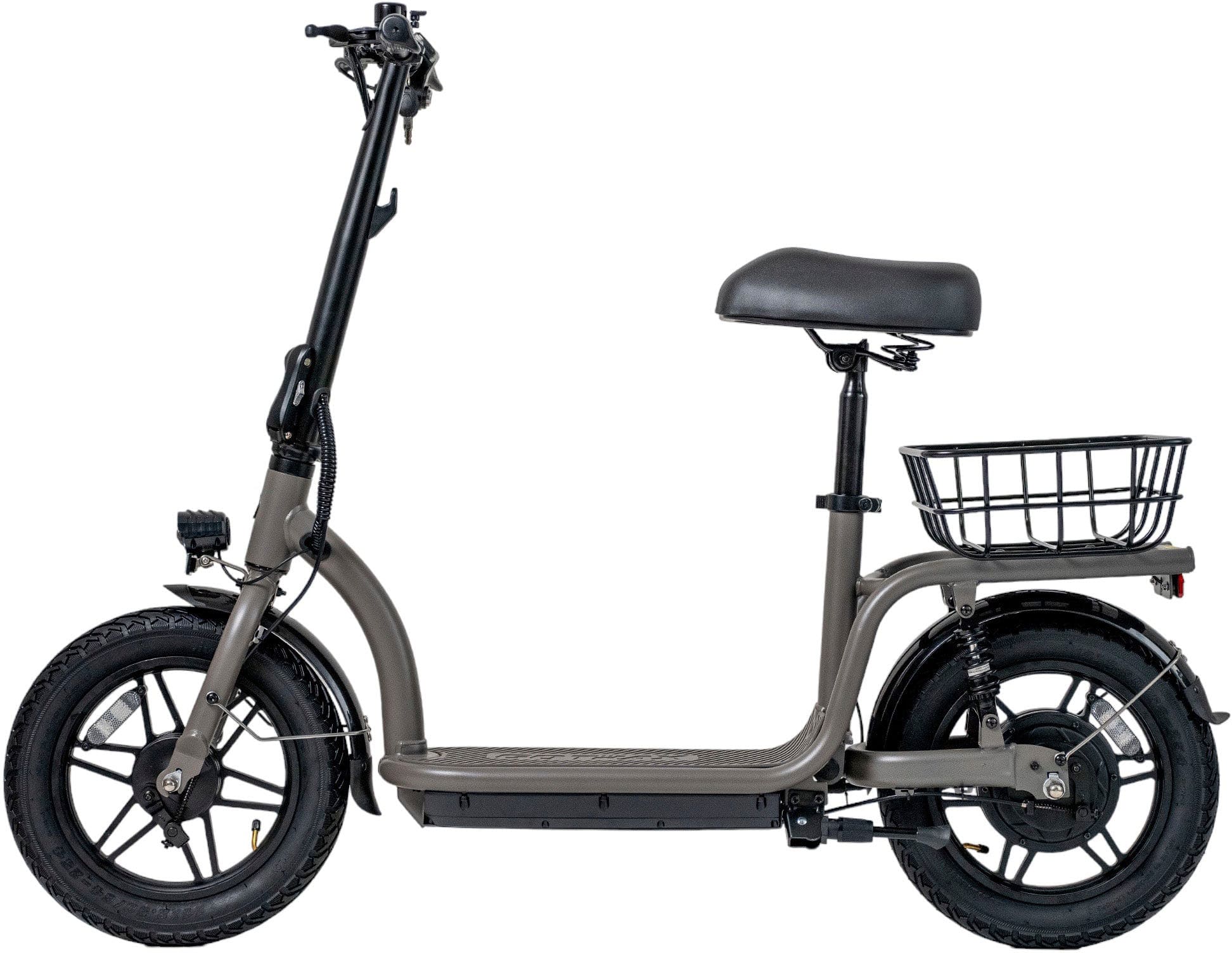 GoTrax - FLEX VOYAGER Electric Scooter w/16mi Operating Range & 15.5mph Max Speed - Gray - Image 10
