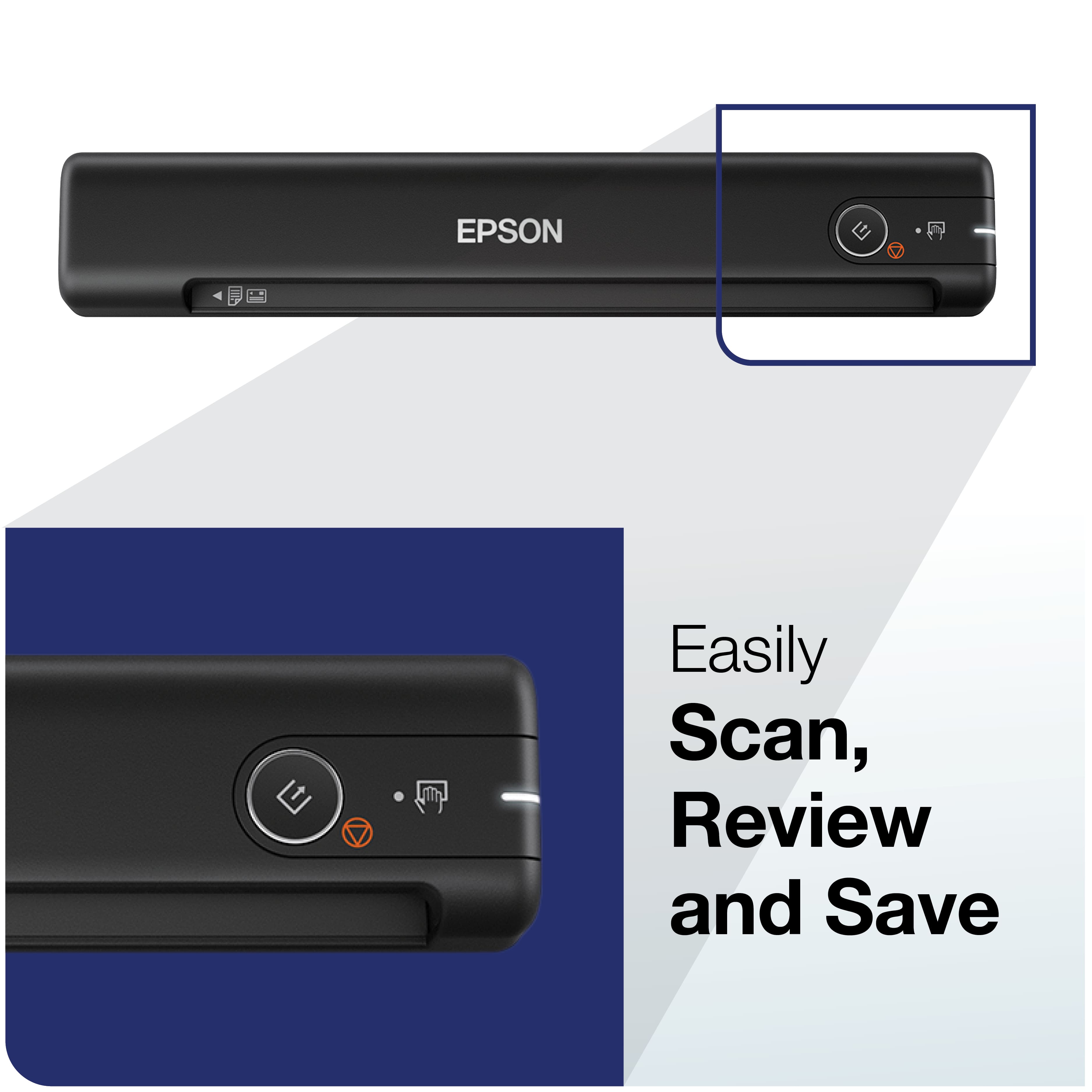 Epson - WorkForce ES-50 Mobile Color Sheetfed Document Scanner - Black - Image 5