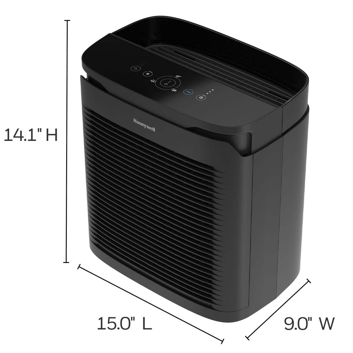 Honeywell - PowerPlus HEPA Air Purifier - Black - Image 7