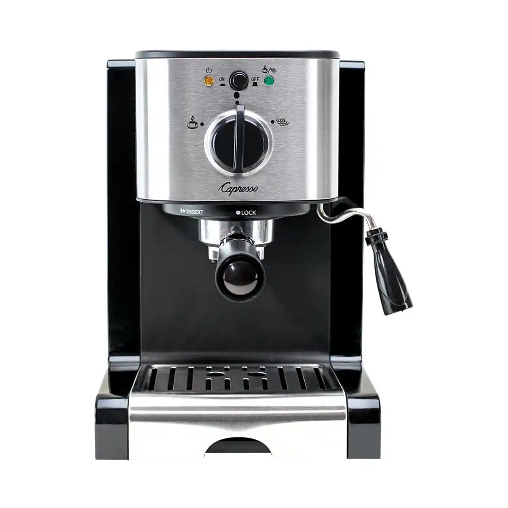 Capresso - EC100 Espresso Machine with 15 bars of pressure, Milk Frother and Thermoblock heating system - Black/stainless steel - Image 2