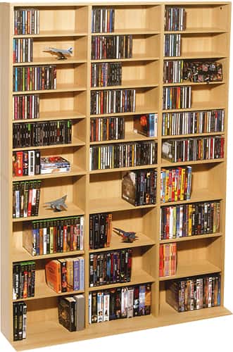 Atlantic - Oskar Wood Media Cabinet - Light Maple - Image 2