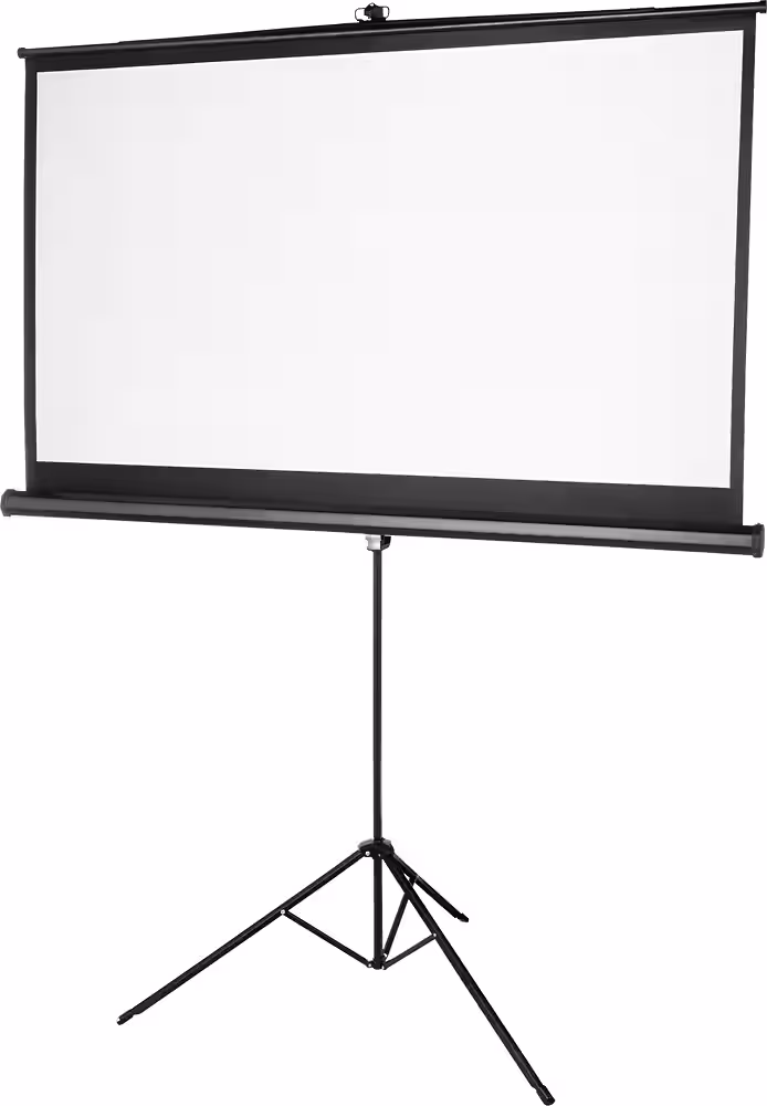 Insignia™ - 75" Tripod Projector Screen - Black/White - Image 3
