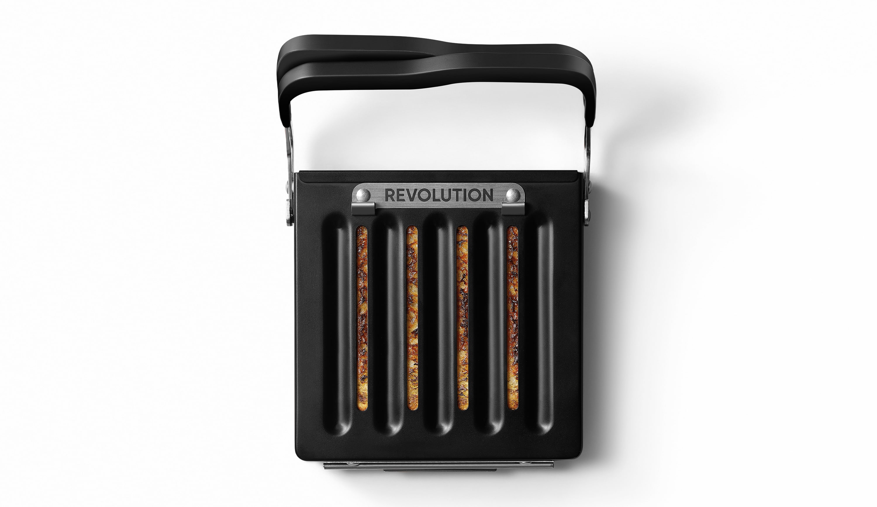 Revolution Cooking - Toastie Press (Works With All Toasters) Conveniently Toast Delicious Quesadillas, Paninis, and Grilled Cheese - Black - Image 8