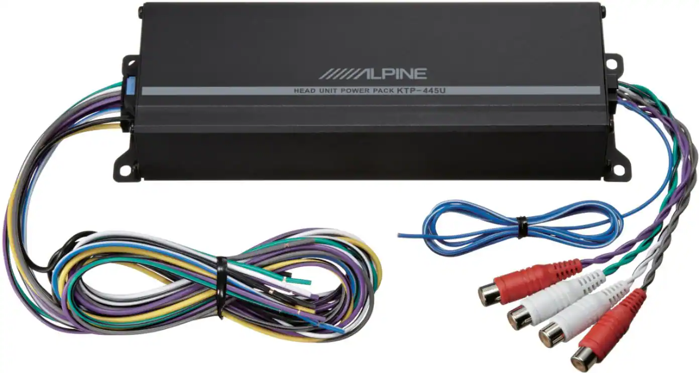 Alpine - Power Pack 180W Class D Bridgeable Multichannel Amplifier with High-Pass Filter - Black - Image 5