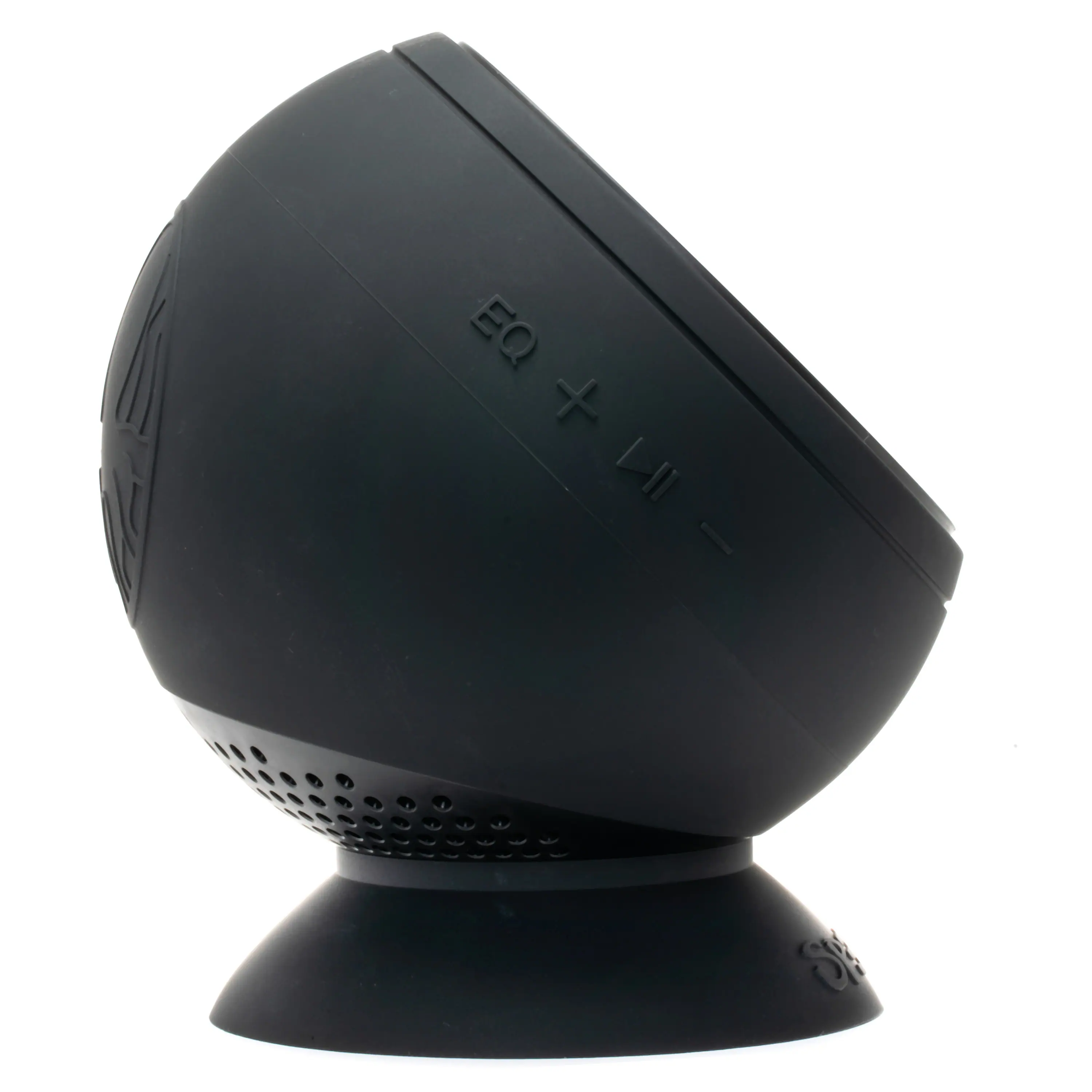 Speaqua - Barnacle X Portable Waterproof Bluetooth Speaker with Built in Storage (2,000 songs) - Manta Ray Black - Image 4