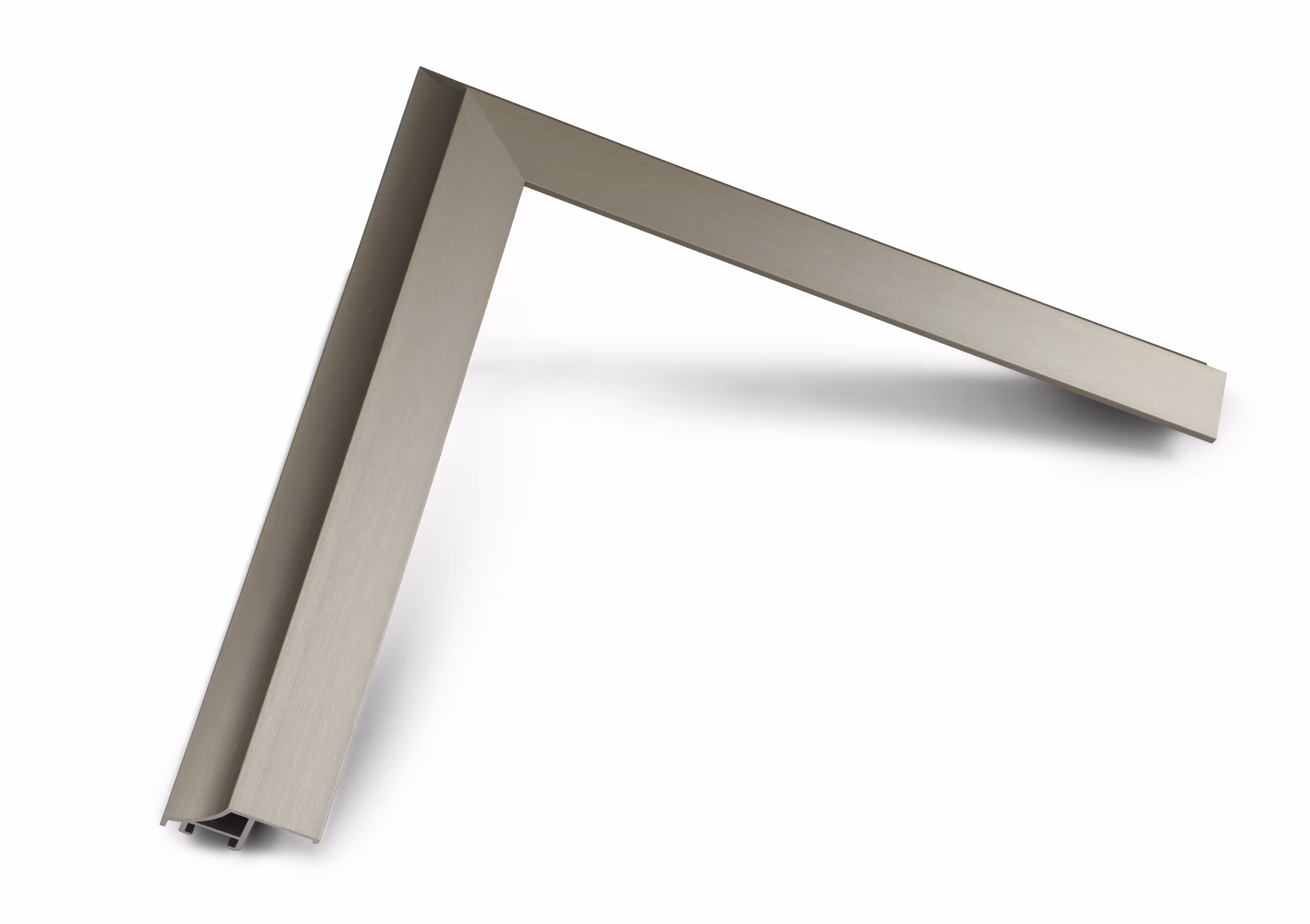 Deco TV Frames - Alloy Scoop Bezel for Samsung The Frame and Frame Pro TV - 65" - German Silver - Image 7