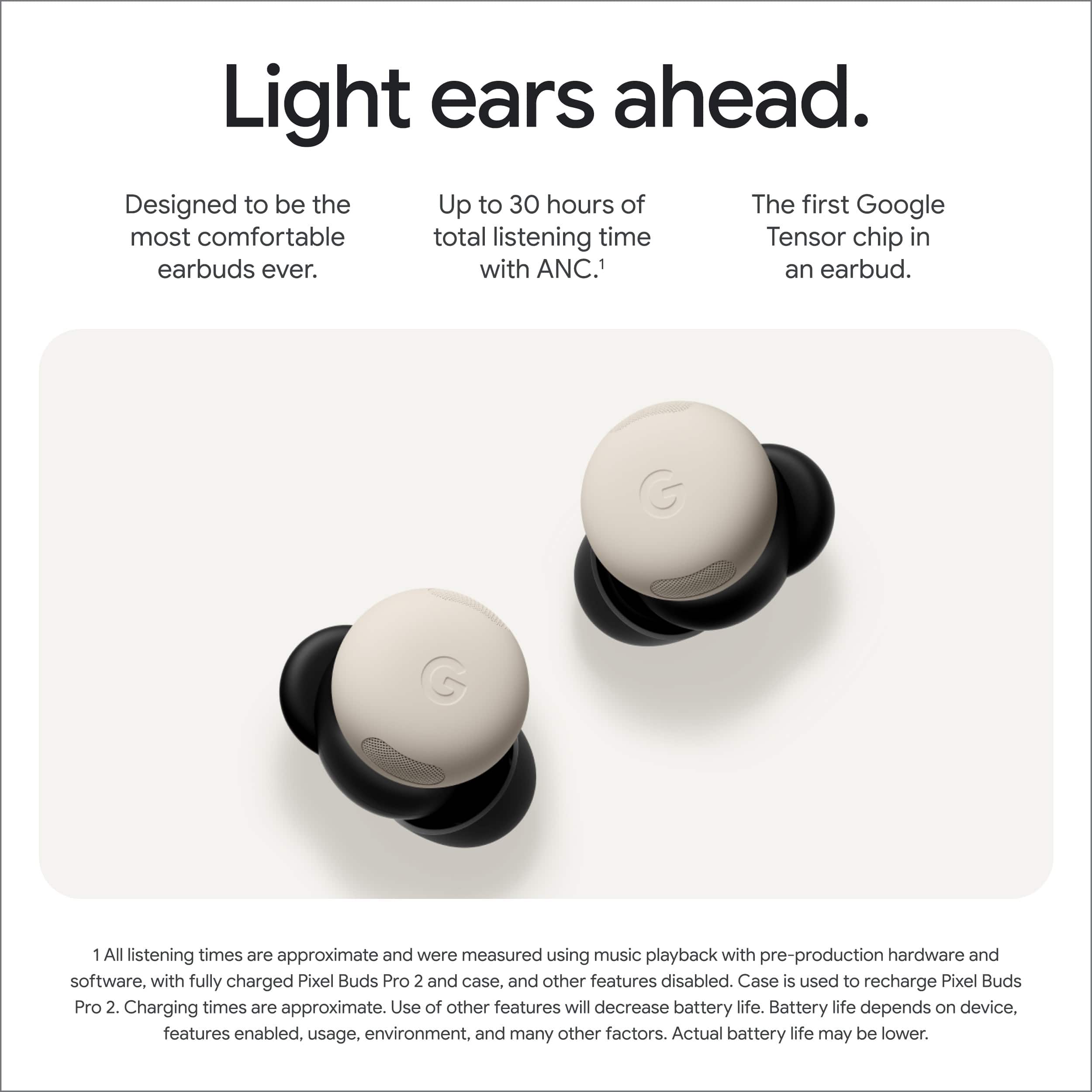 Google - Pixel Buds Pro 2 - Wireless Earbuds with Active Noise Cancellation – Bluetooth Headphones - Hazel - Image 6
