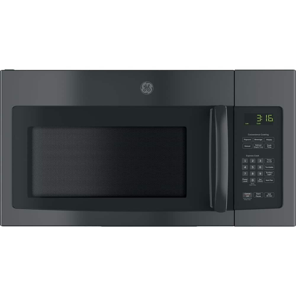 GE - 1.6 Cu. Ft. Over-the-Range Microwave and Electronic Touch Controls - Black