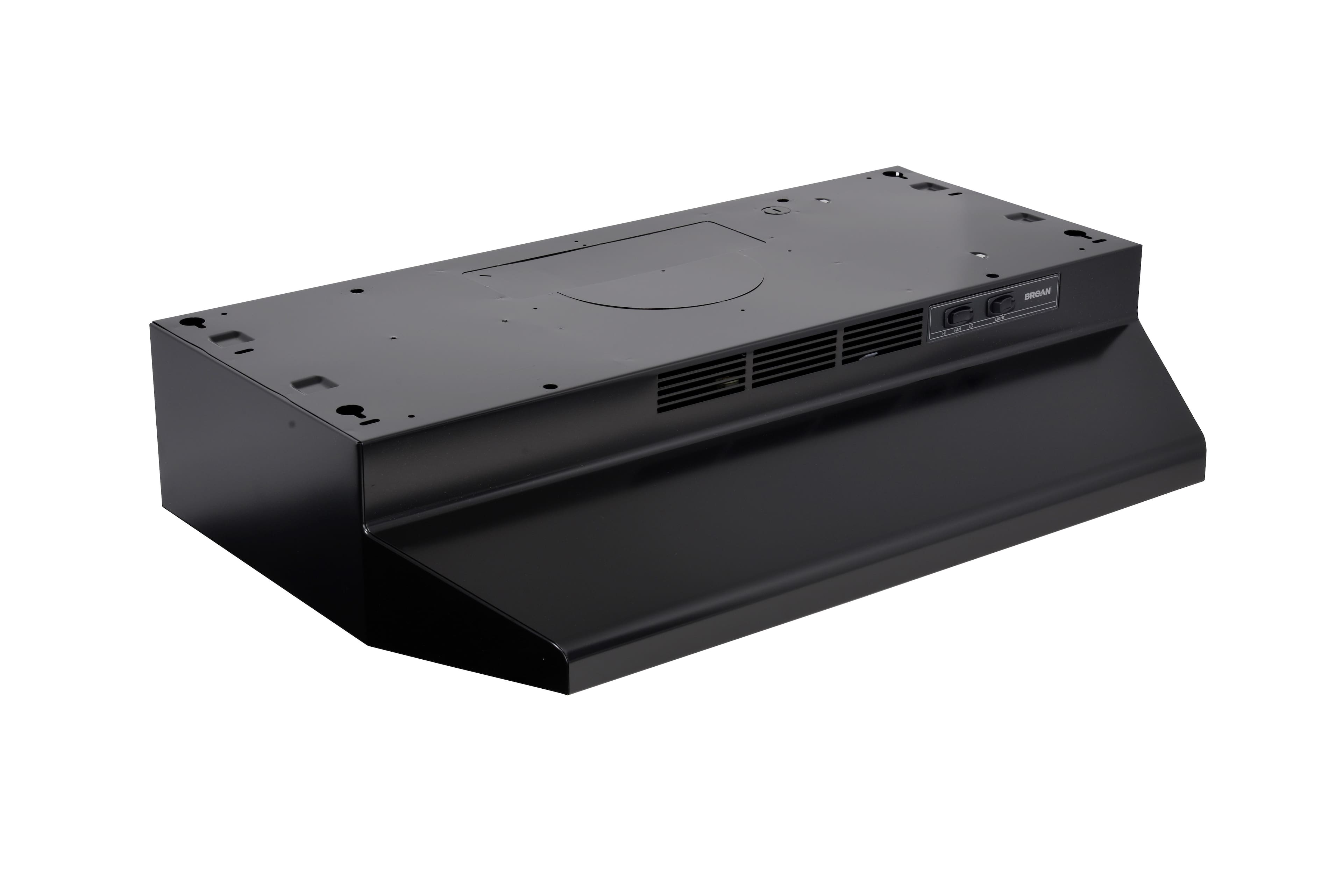 Broan - 30 inches - Convertible - Under cabinet Range Hood - Black - Image 2