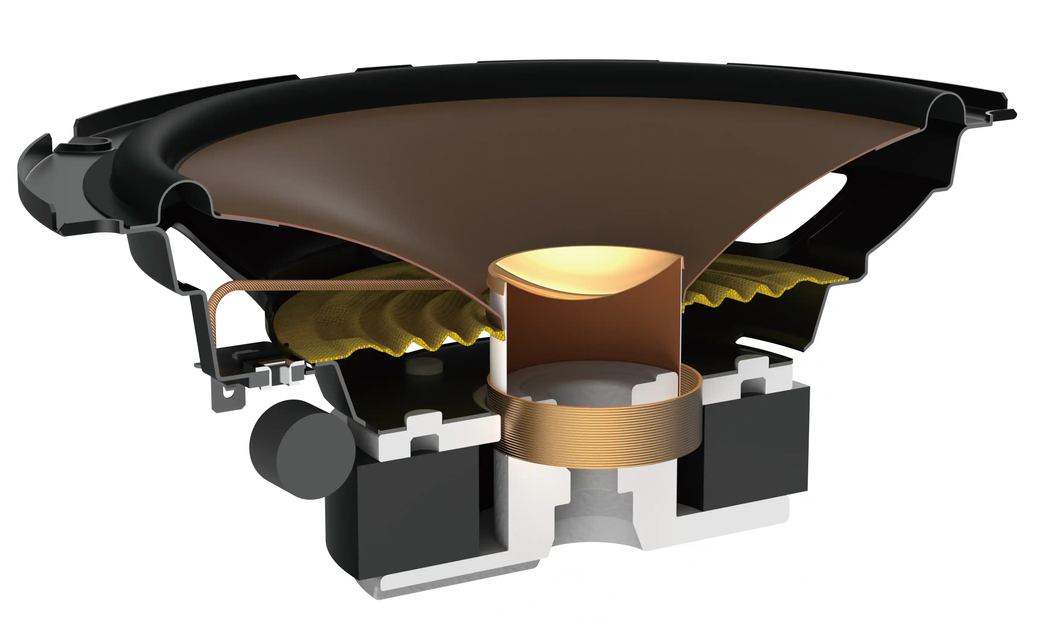 Pioneer - 6-1/2" Component Car Speakers Aramid Fiber-reinforced IMPP cone (Pair) - Black - Image 2