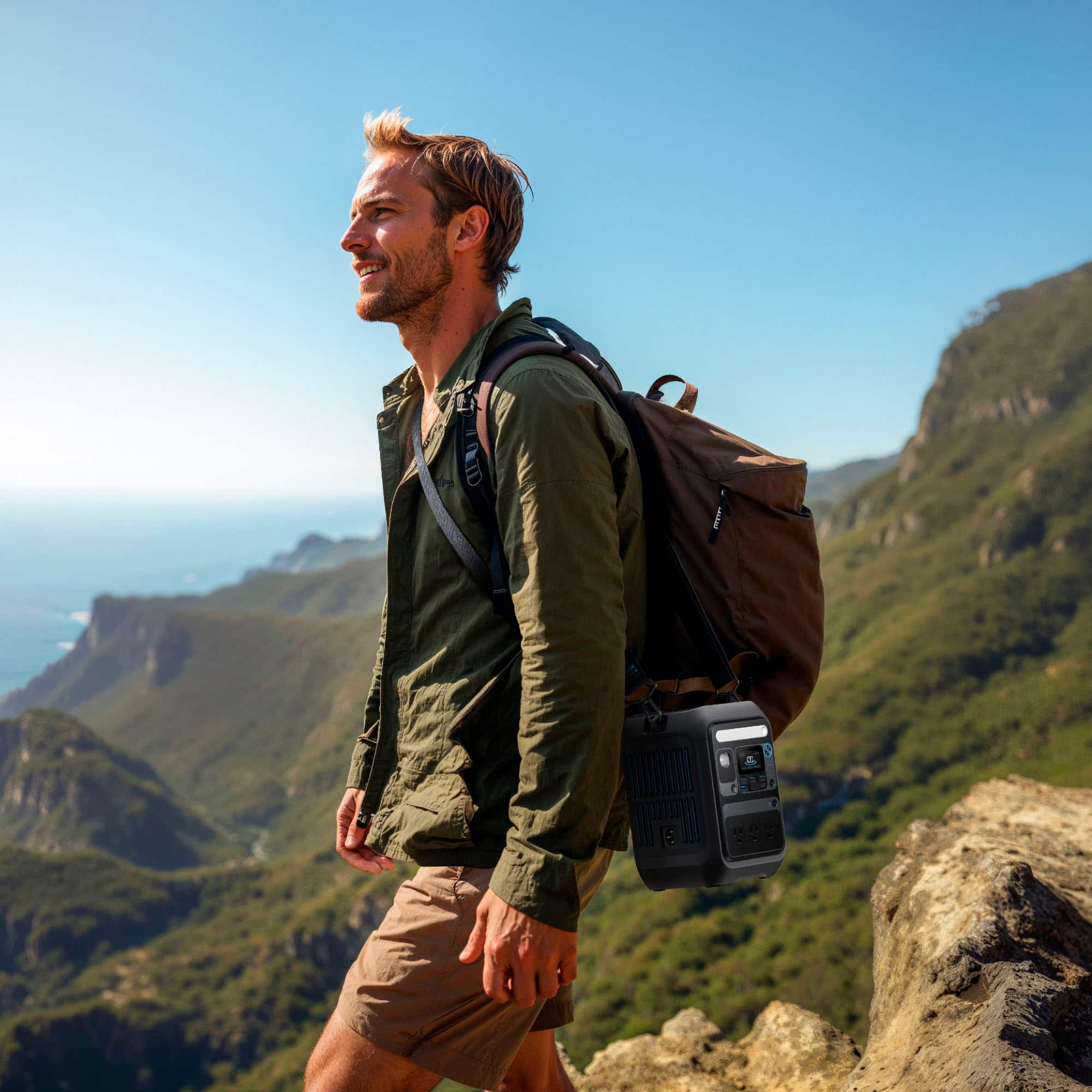 Anker - SOLIX C300X Portable Power Station (90,000mAh) with Fast Charge (288 Wh Capacity) - Black - Image 5