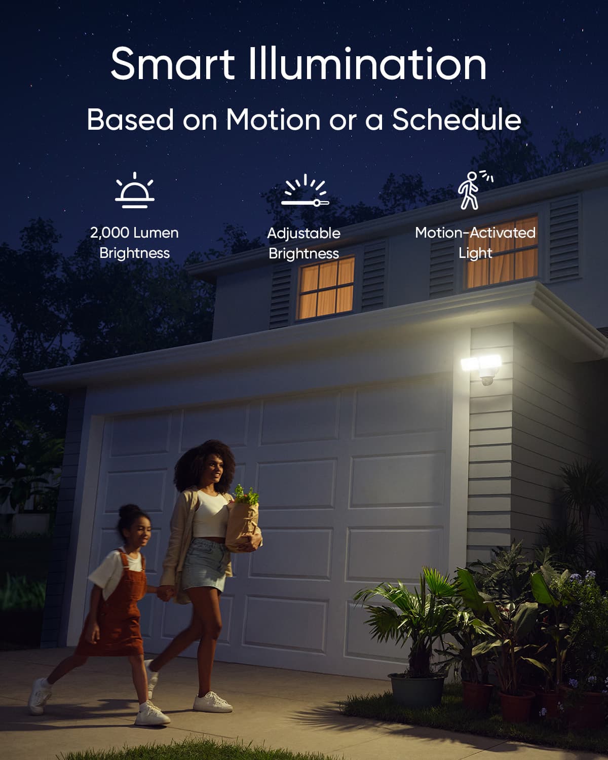eufy - E340 Outdoor Wired 3K PTZ Security Camera with Floodlights and Dual Lens - White - Image 9