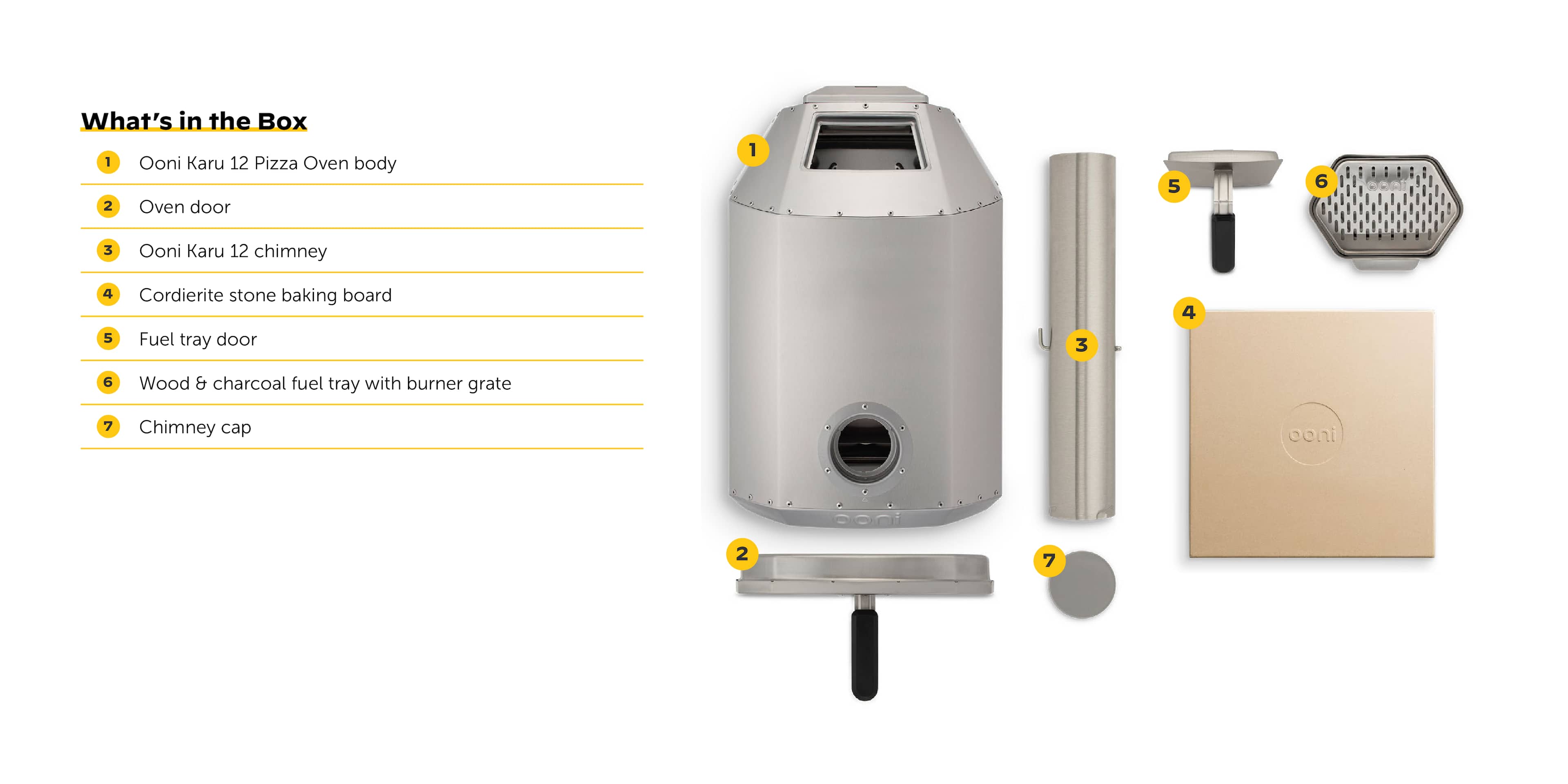 Ooni - Karu 12 Multi-Fuel Outdoor Portable Pizza Oven - Silver - Image 22