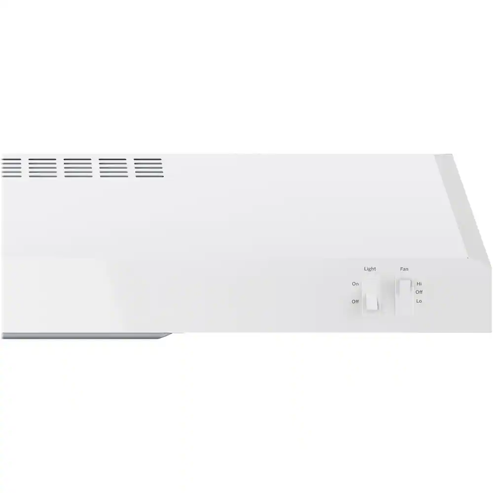GE - 30 inches - Convertible - Under cabinet Range Hood - White - Image 3