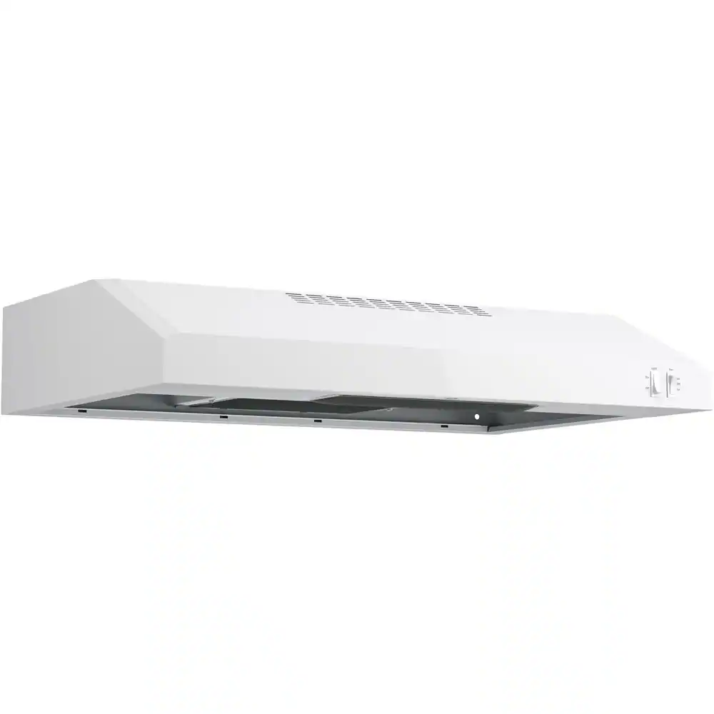GE - 30 inches - Convertible - Under cabinet Range Hood - White - Image 2