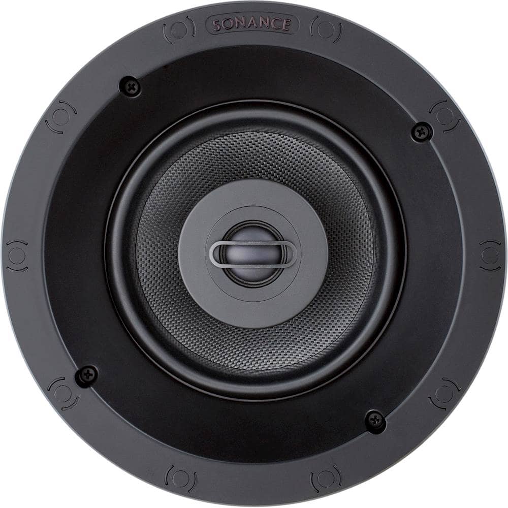 Sonance - VP66R TL SINGLE SPEAKER - Visual Performance 6-1/2" 2-Way Thin-Line In Ceiling Speaker (Each) - Paintable White - Image 2