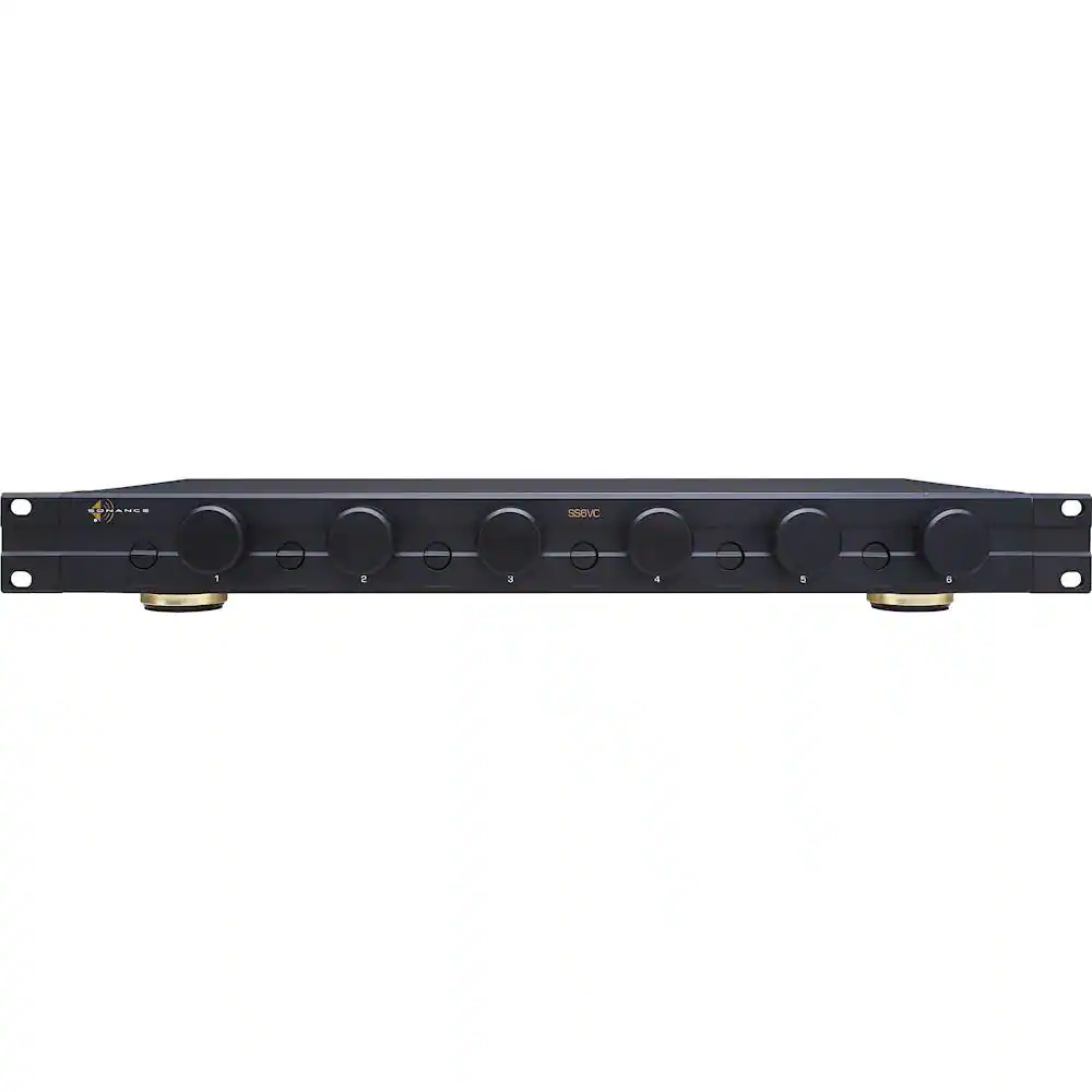 Sonance - SS6VC - 6-Pair Stereo Speaker Selector with Volume Controls (Each) - Black