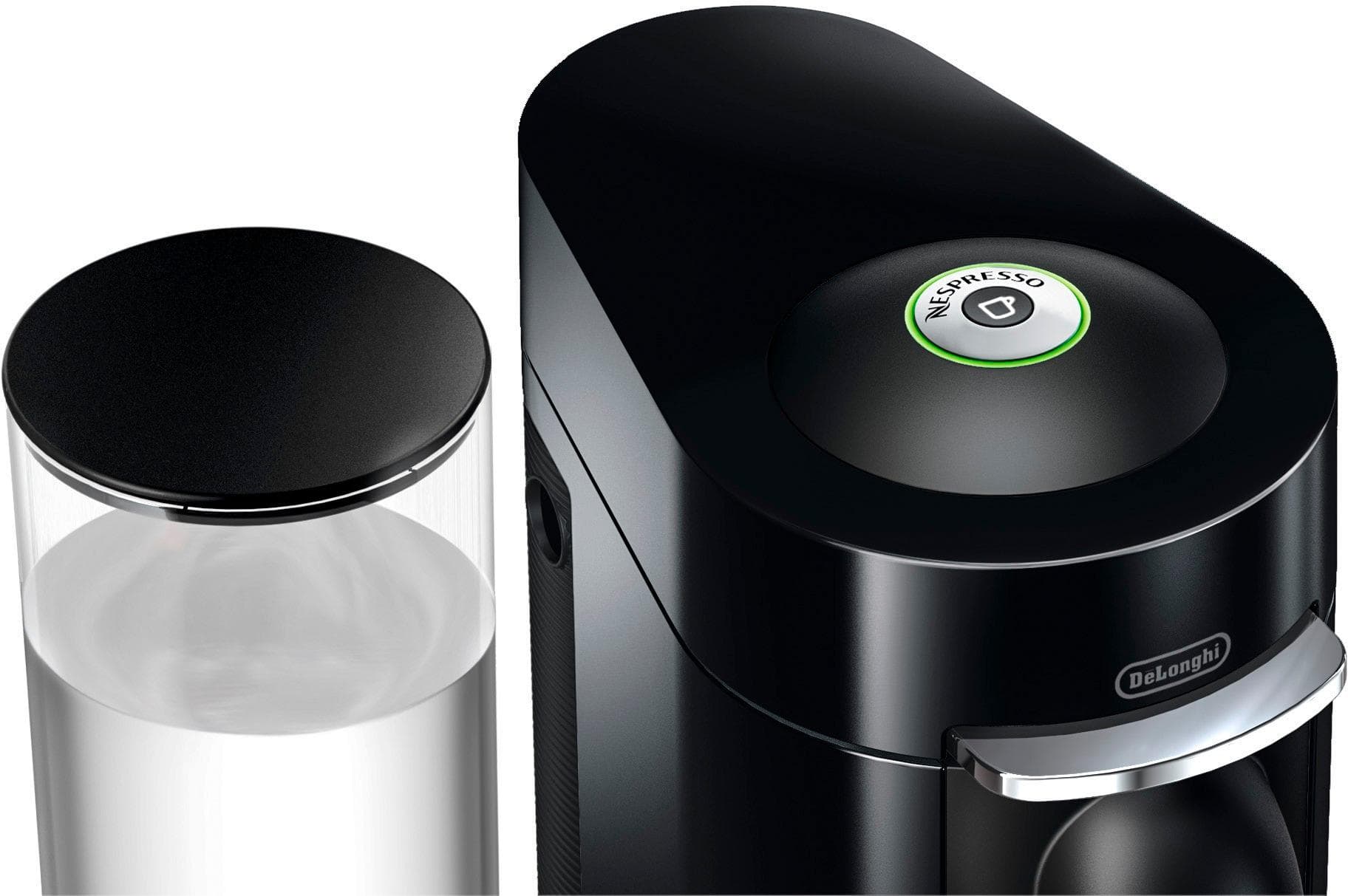 De'Longhi - Nespresso Vertuo Plus Deluxe Coffee & Espresso Machine with Aerocinno - Piano Black - Image 2