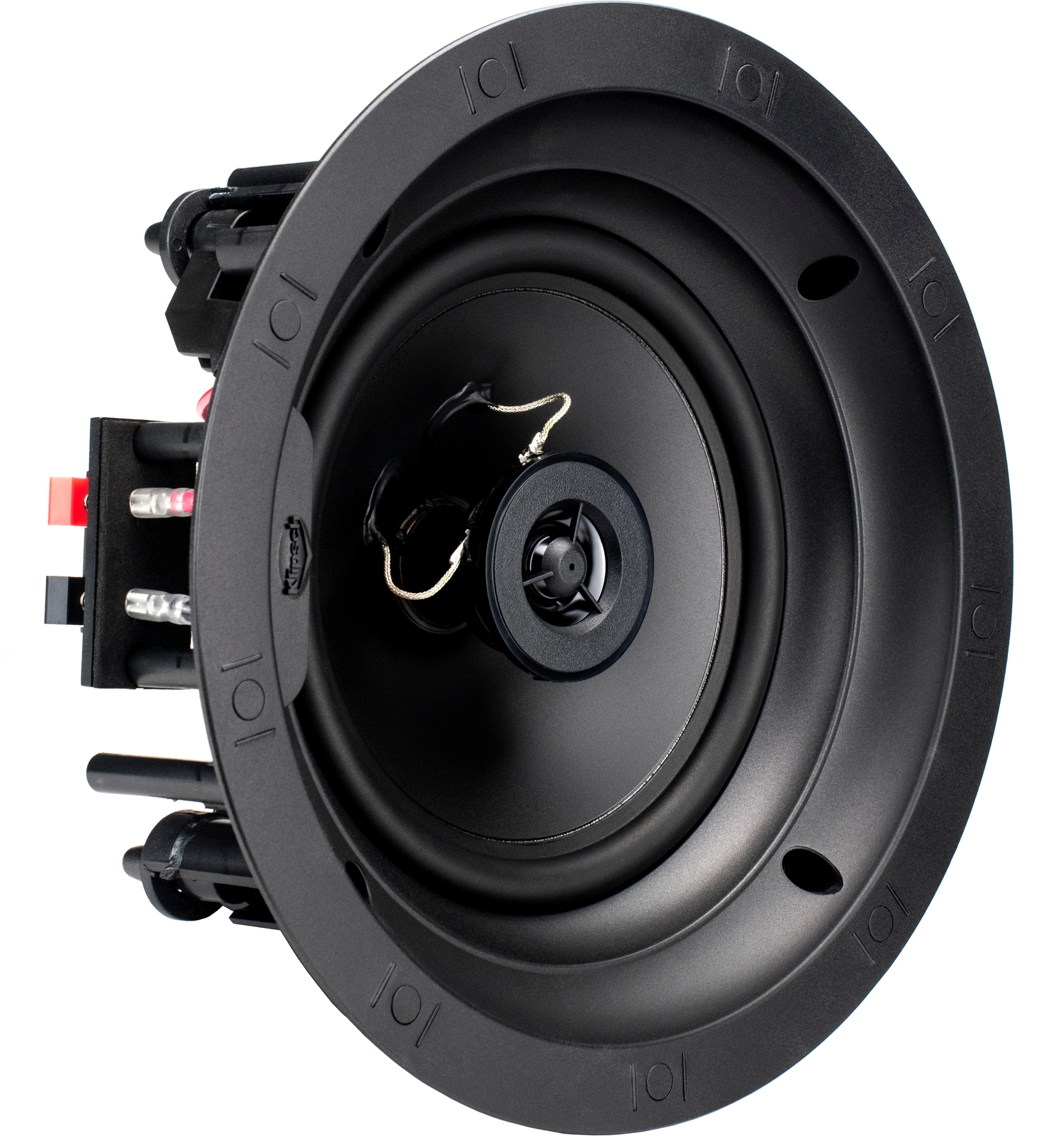 Klipsch - 6-1/2" 140-Watt Passive 2-Way In-Ceiling Speaker (Pair) - White - Image 2