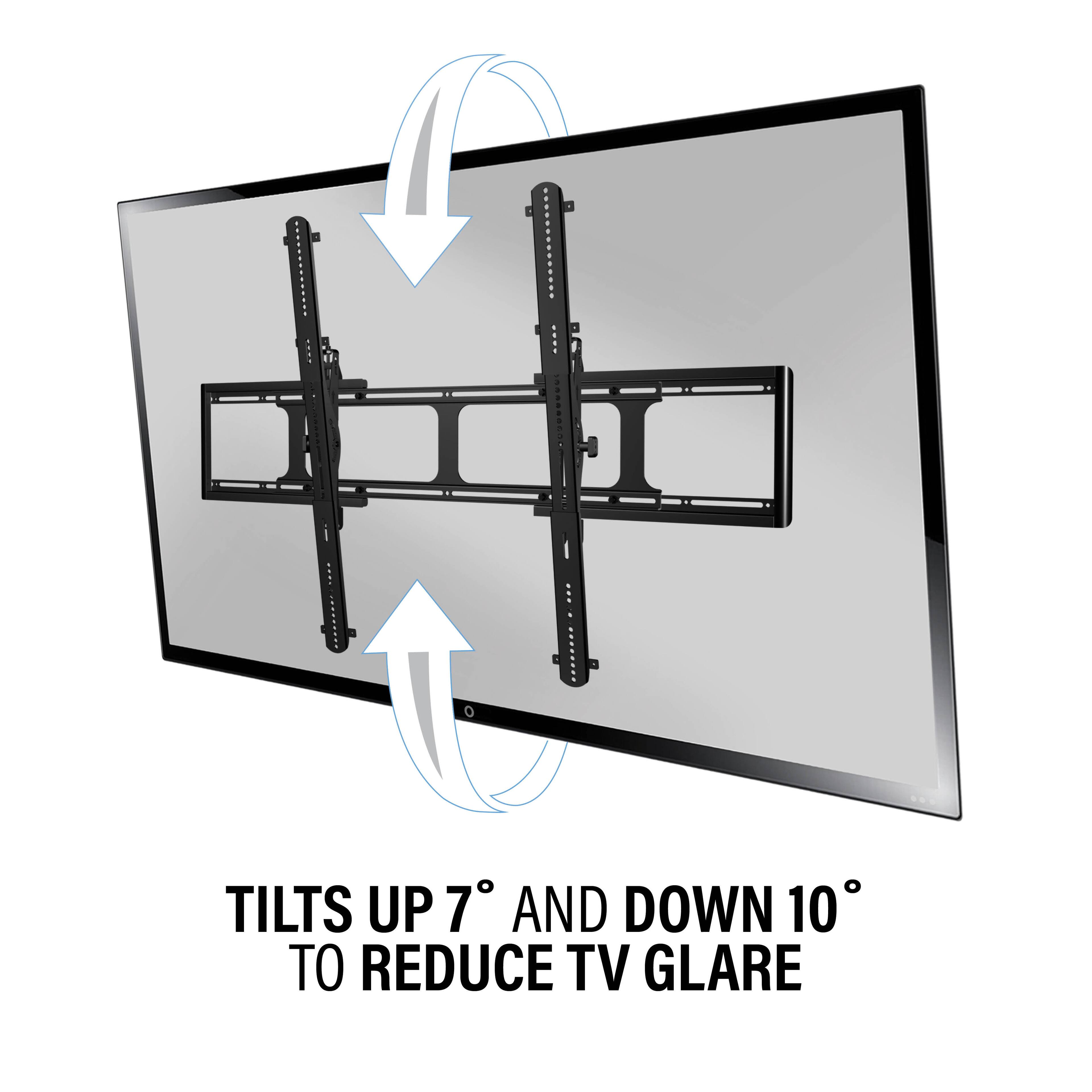 Sanus - Tilt TV Wall Mount for Most 65" - 140" TVs up to 300lbs - Designed for Extra Large TVs - Black - Image 7