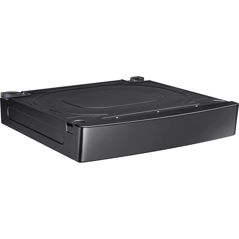 27" Laundry Pedestal for Samsung FlexWash/FlexDry Laundry System - Brushed Black - Image 2