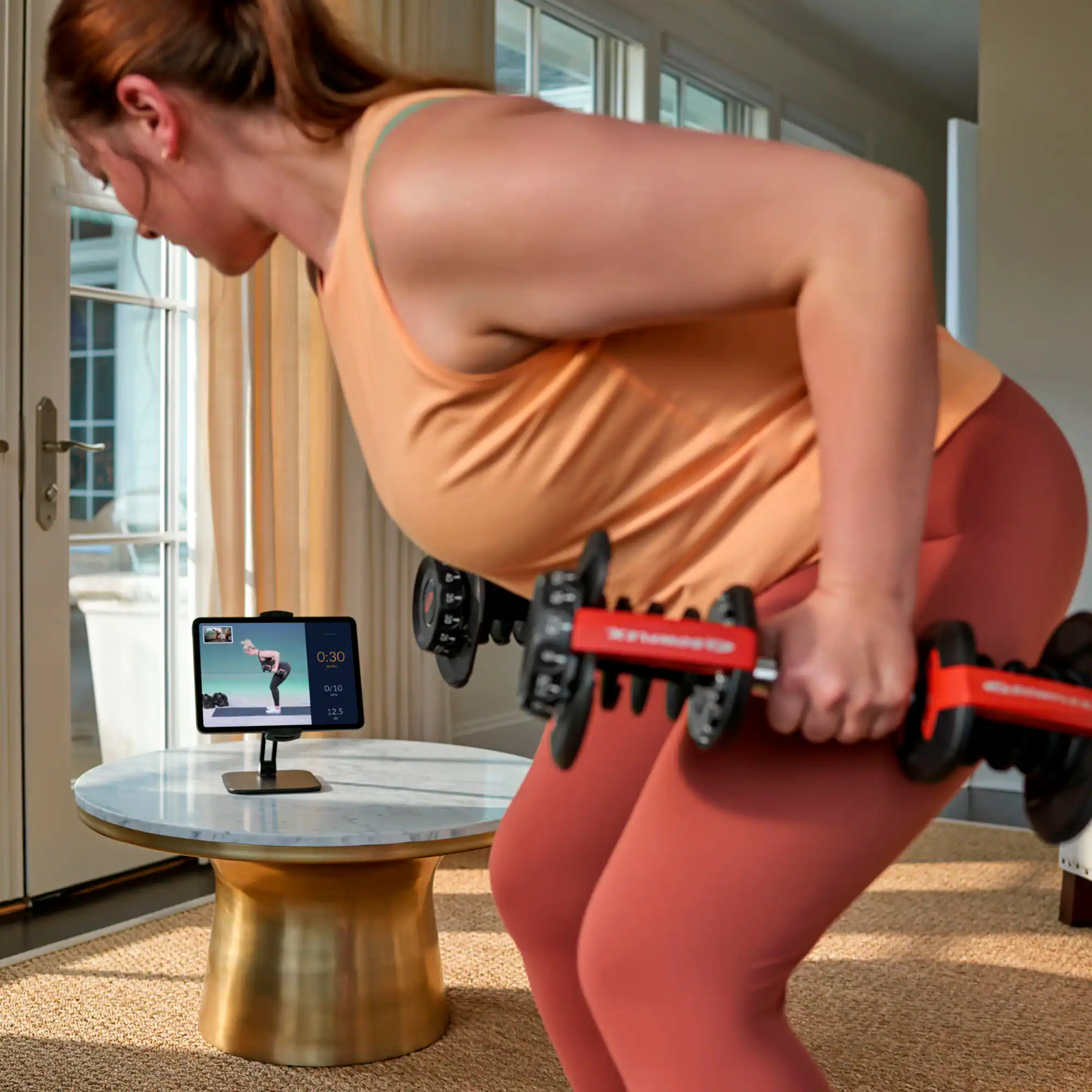 BowFlex - SelectTech 552 Adjustable Dumbbells - Black - Image 7