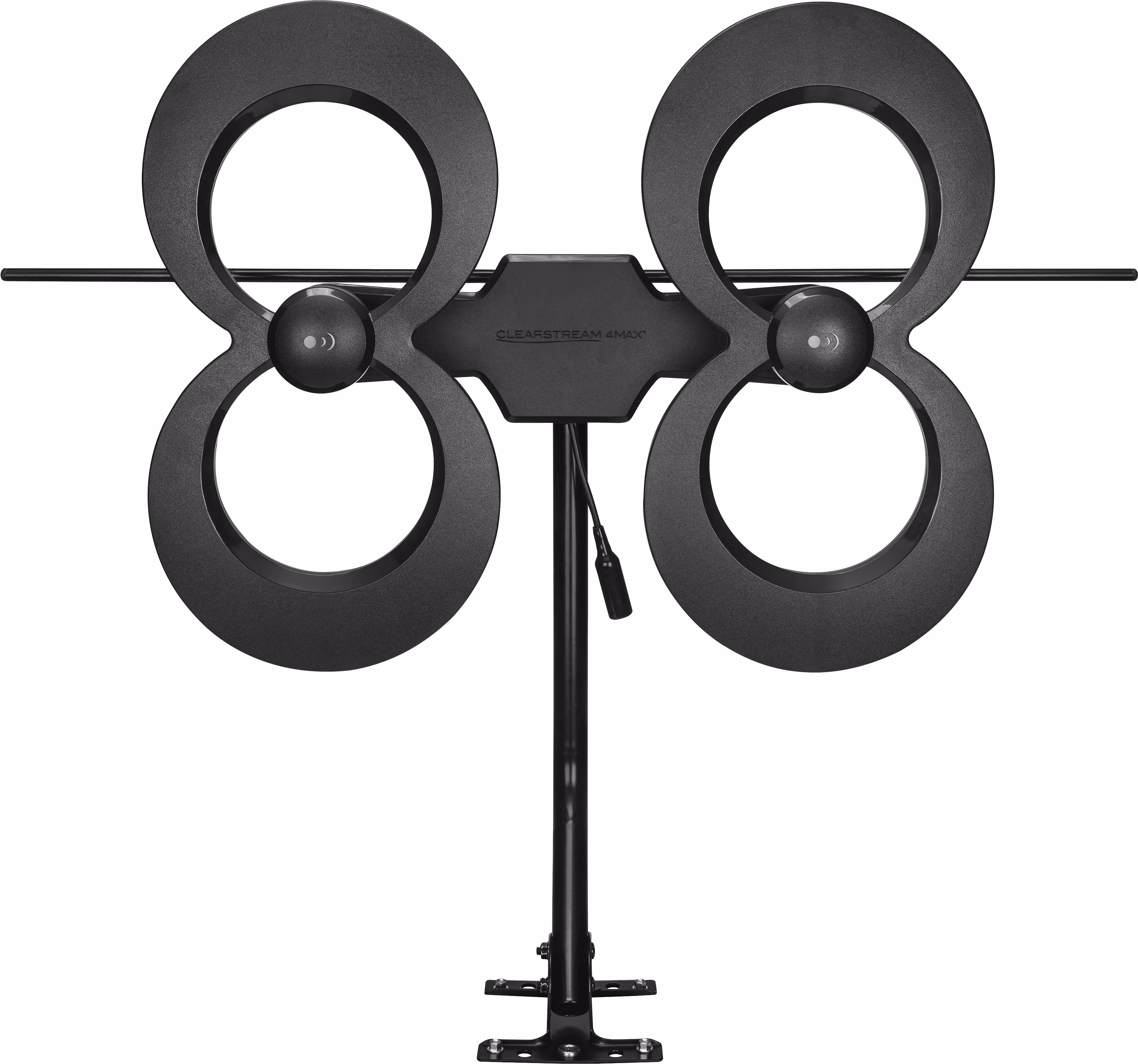 Antennas Direct - ClearStream 4MAX Indoor/Outdoor UHF/VHF HDTV Antenna - Black