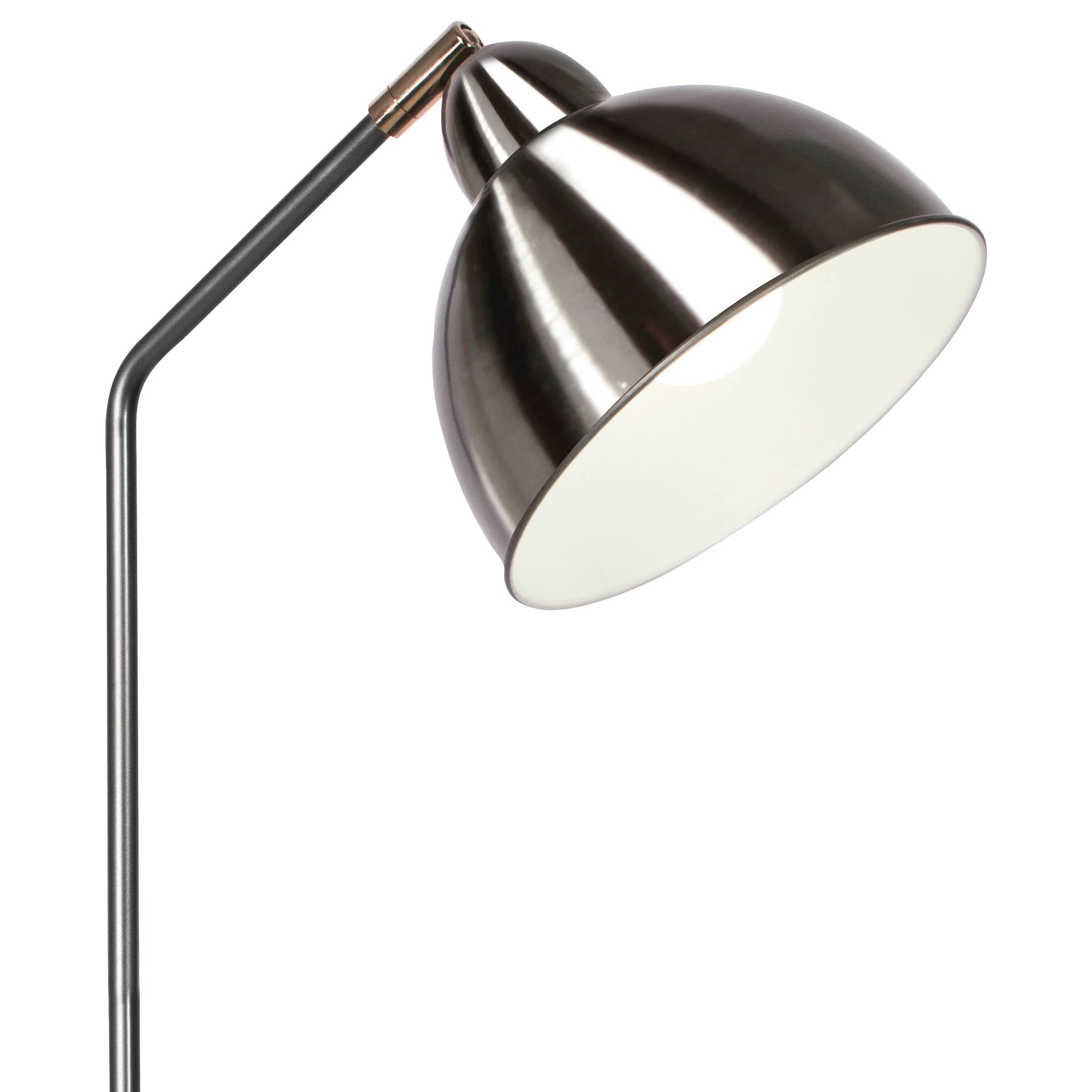 OttLite - Covington LED Floor Lamp - Brushed Nickel - Image 6