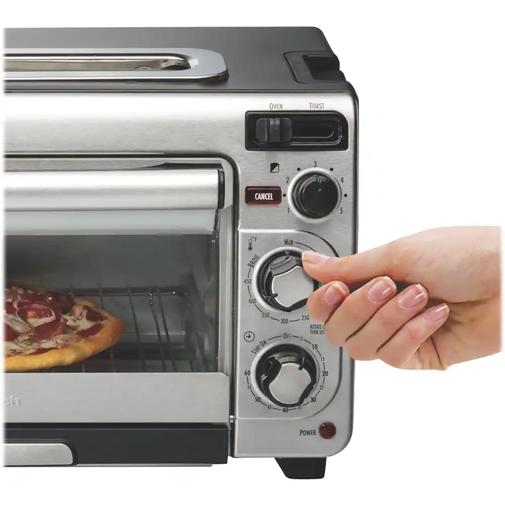 Hamilton Beach - 2-Slice Toaster Oven - Stainless steel - Image 4