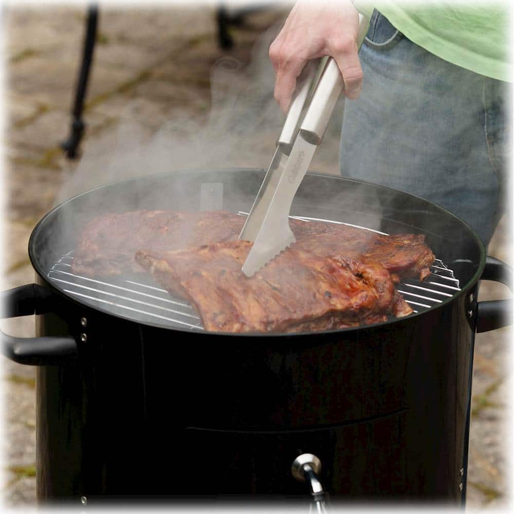 Cuisinart - 16" Vertical Charcoal Smoker - Black - Image 8