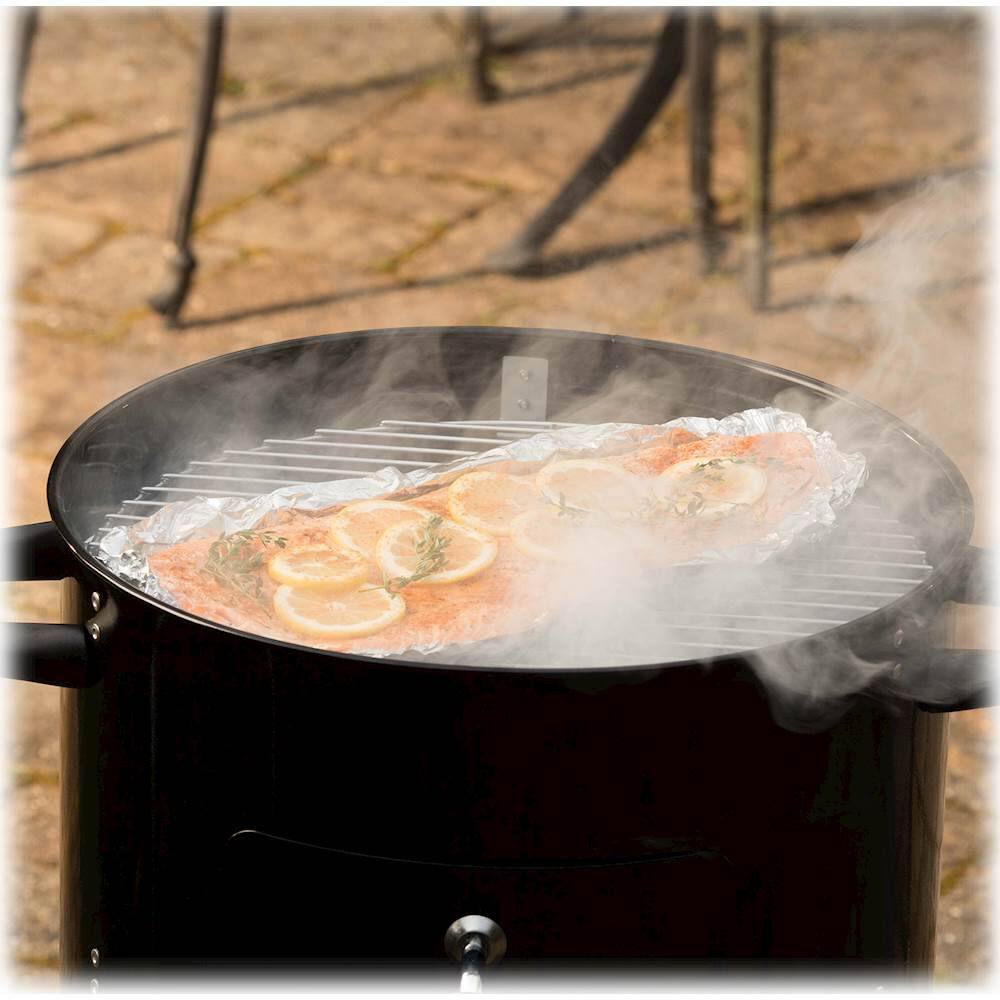 Cuisinart - 16" Vertical Charcoal Smoker - Black - Image 9