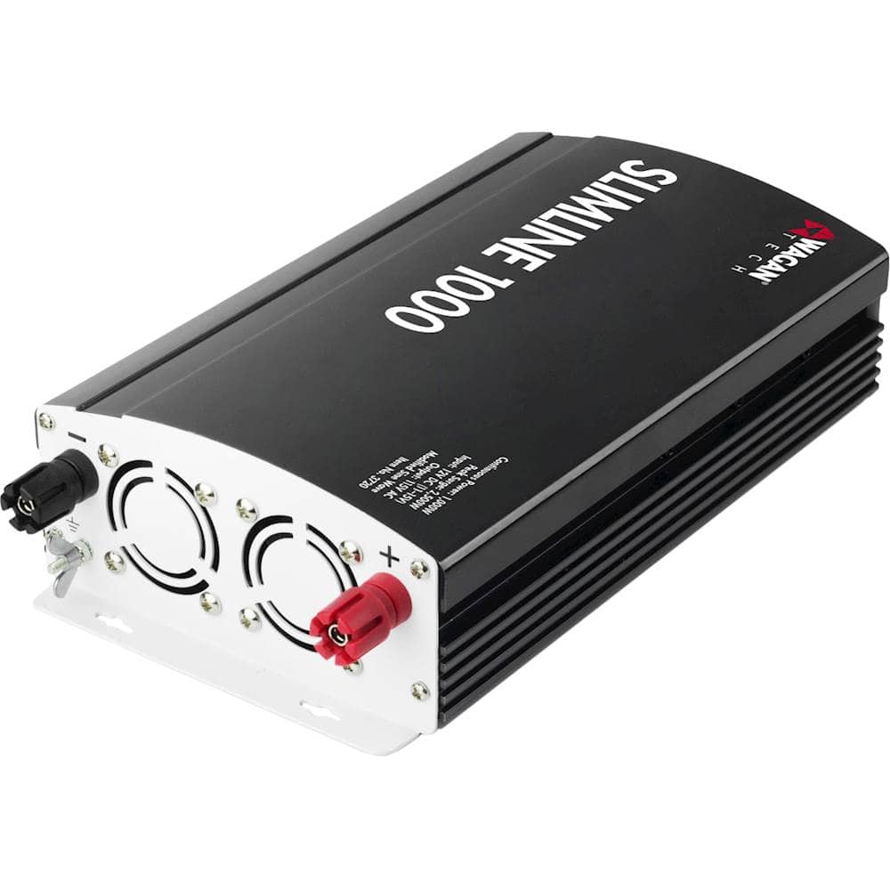 Wagan Tech - SlimLine 1000W Power Inverter - Black - Image 2