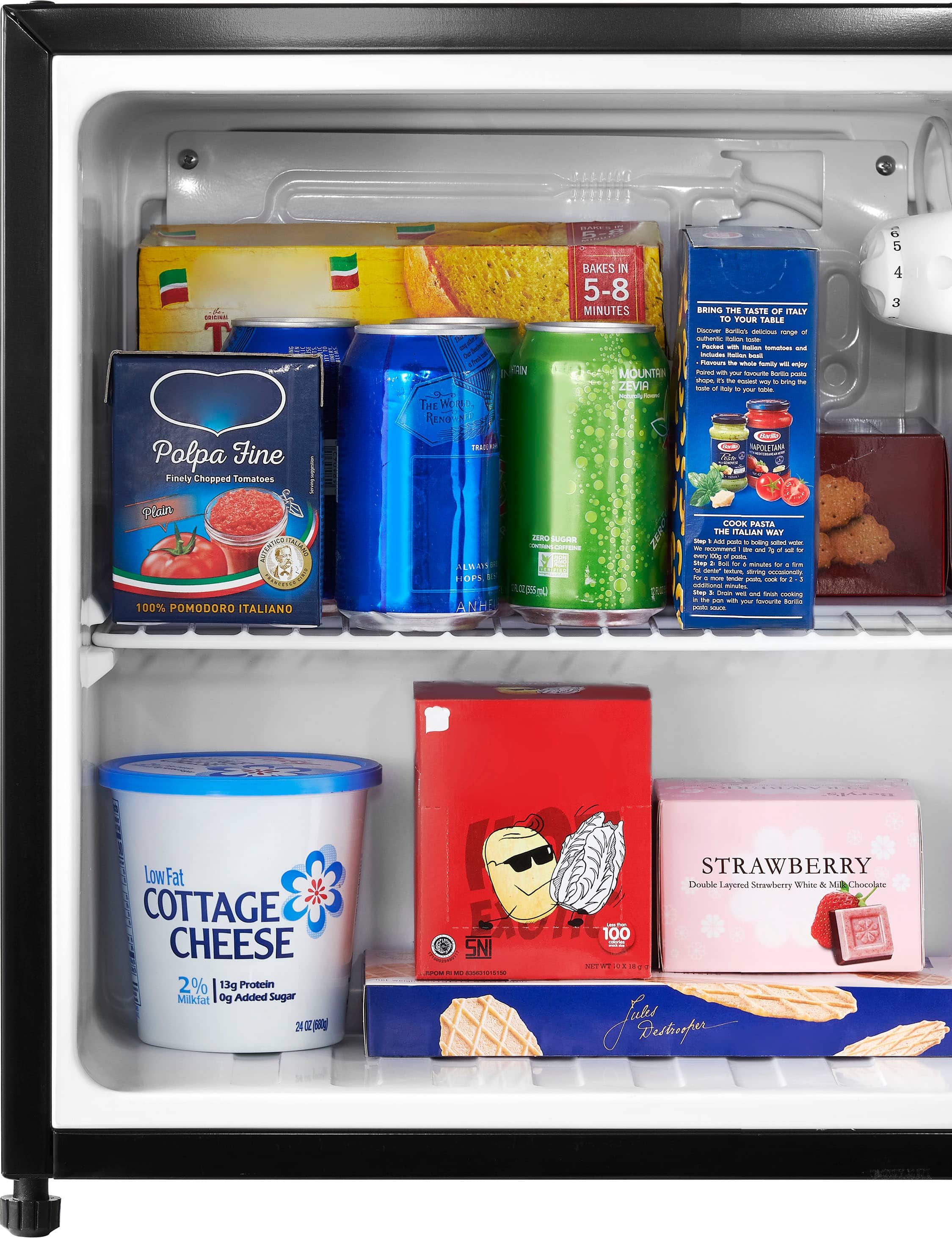 Insignia™ - 1.7 Cu. Ft. Mini Fridge with ENERGY STAR Certification - Black - Image 9