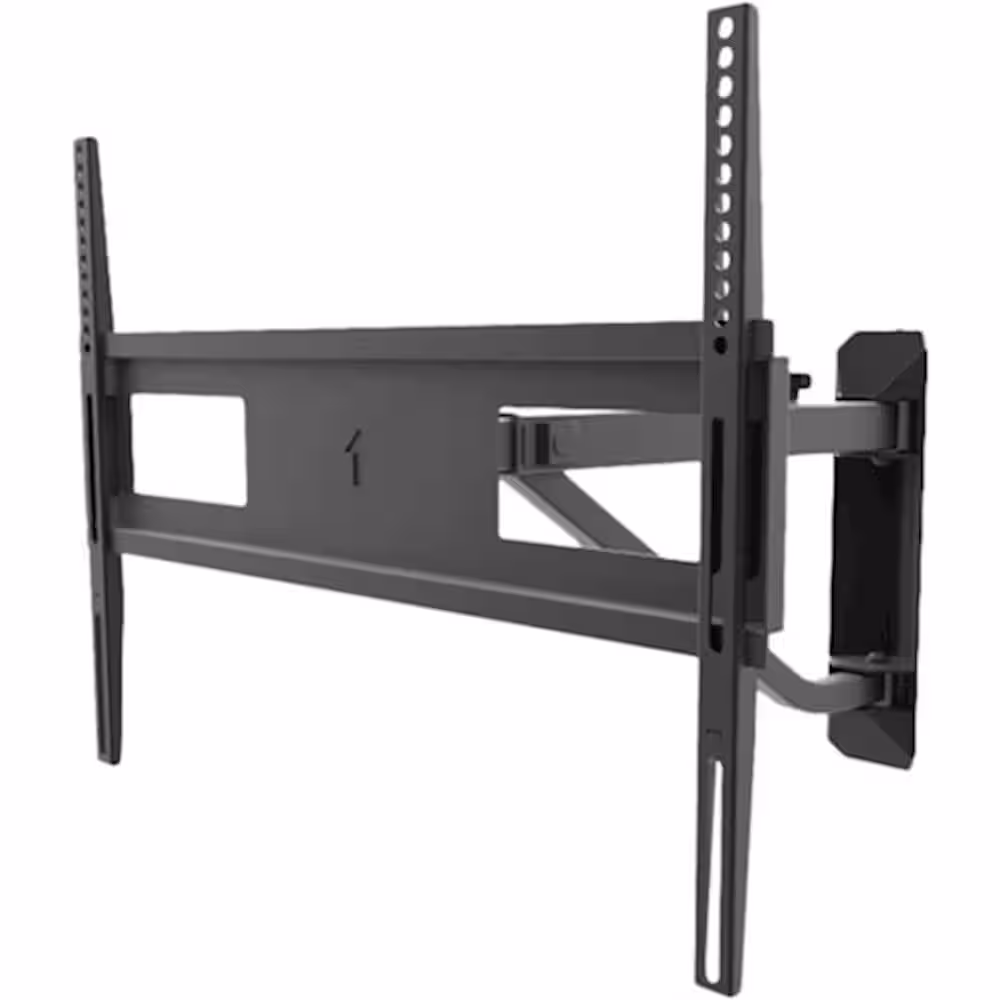 Kanto - Corner TV Wall Mount for Most 40" - 60" TVs - Extends 29.8" - Black