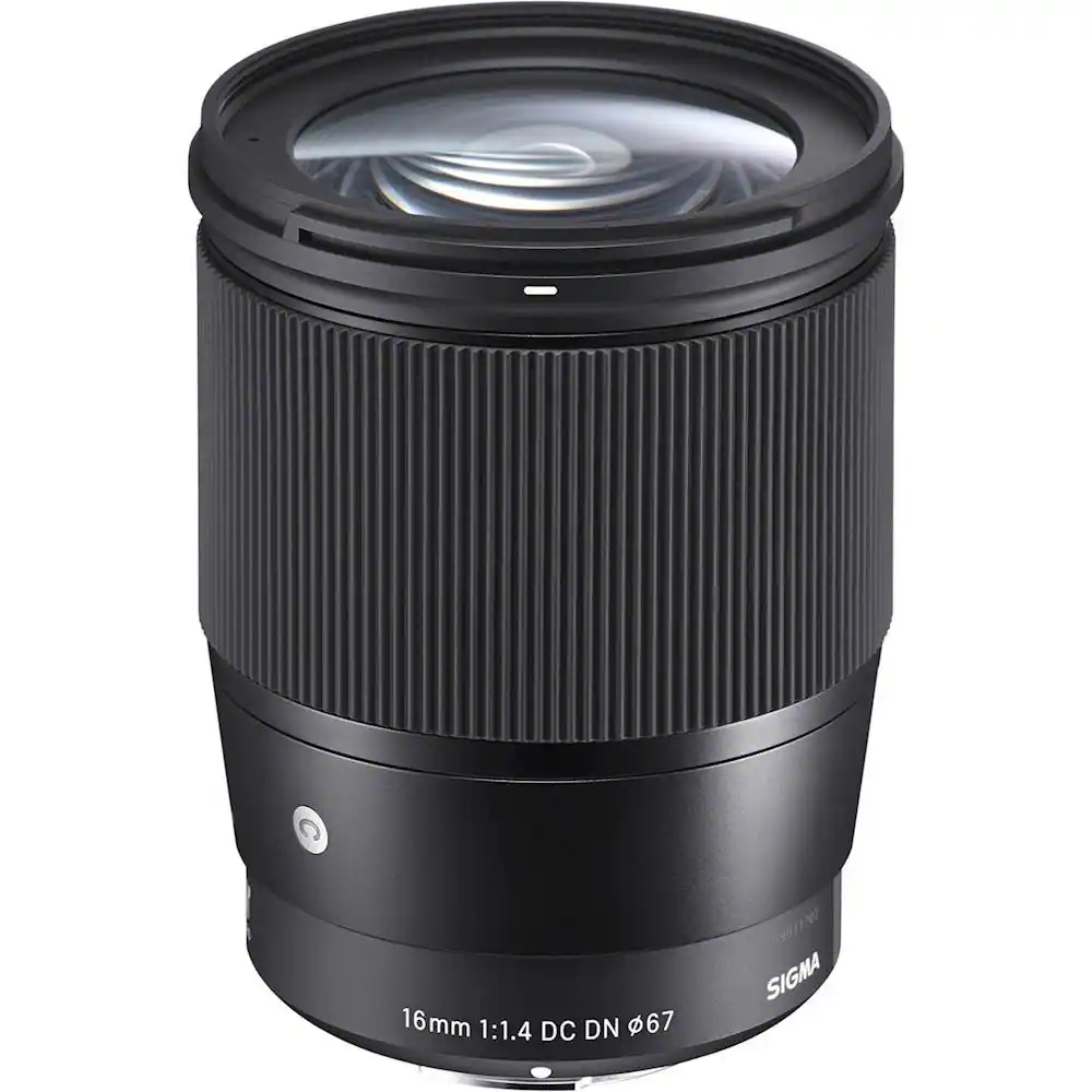 Sigma - Contemporary 16mm f/1.4 DC DN Wide-Angle Lens for Select Sony E-mount Cameras - Black