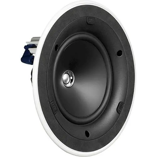 KEF - Ci-E Series 6-1/2" In-Ceiling Speaker (Pair) - White - Image 2