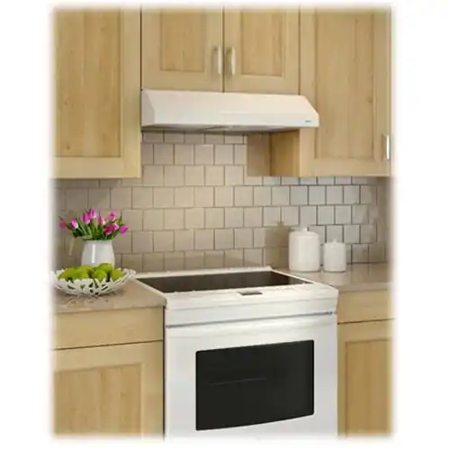 Broan Glacier - 30 inches - Convertible - Under cabinet Range Hood - White - Image 4