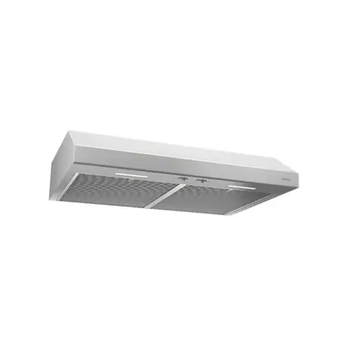 Broan Glacier - 30 inches - Convertible - Under cabinet Range Hood - White - Image 2