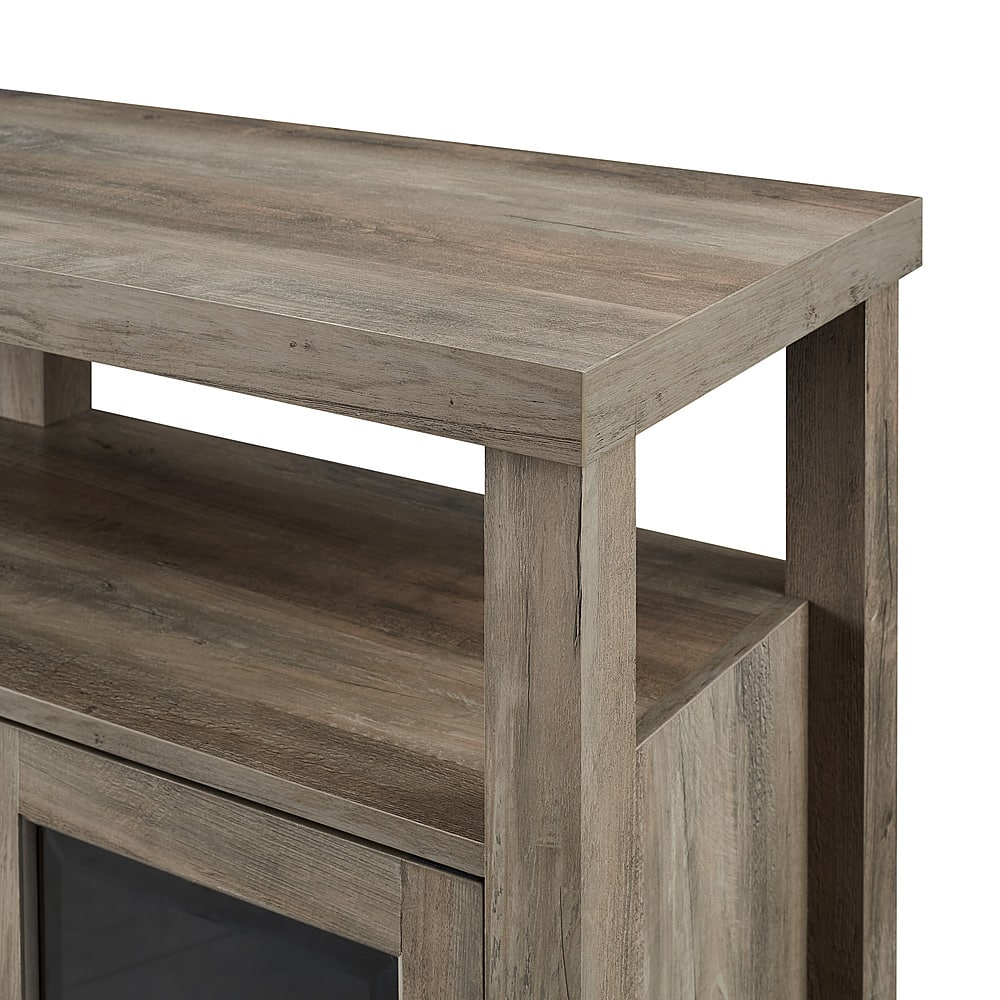 Walker Edison - Tall Storage Buffet TV Stand for TVs up to 55" - Grey Wash - Image 10