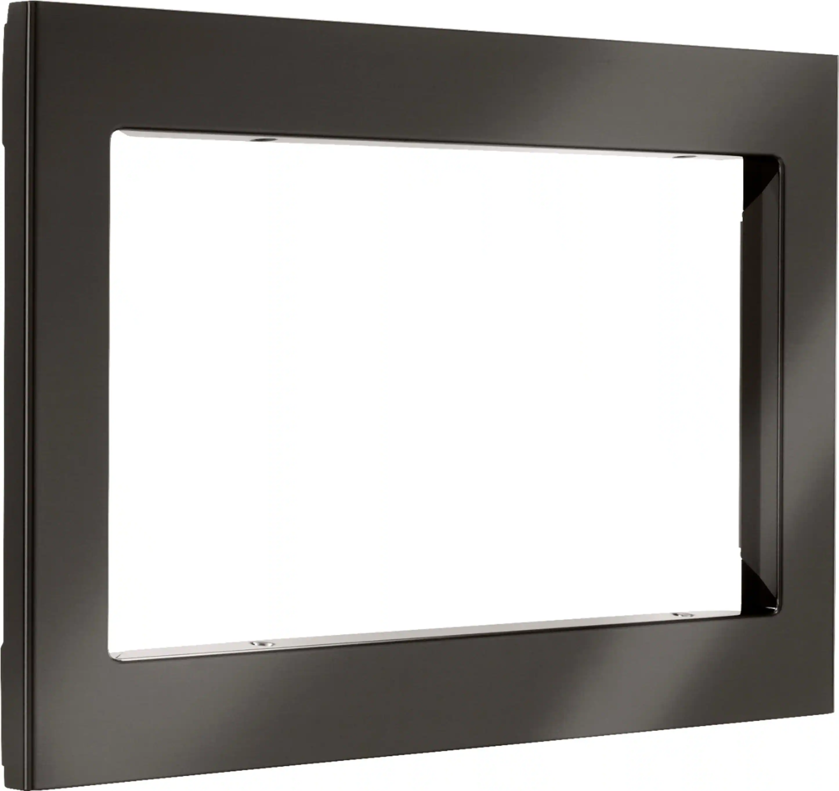 29.7" Trim Kit for LG Microwaves - PrintProof Black Stainless Steel - Image 2
