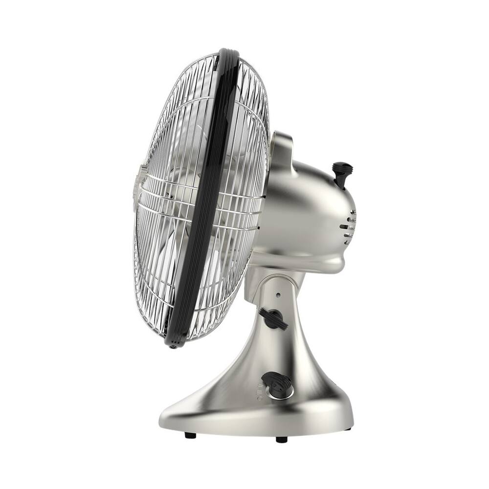 Vornado - Silver Swan Oscillating Vintage Fan - Brushed Nickel - Image 3